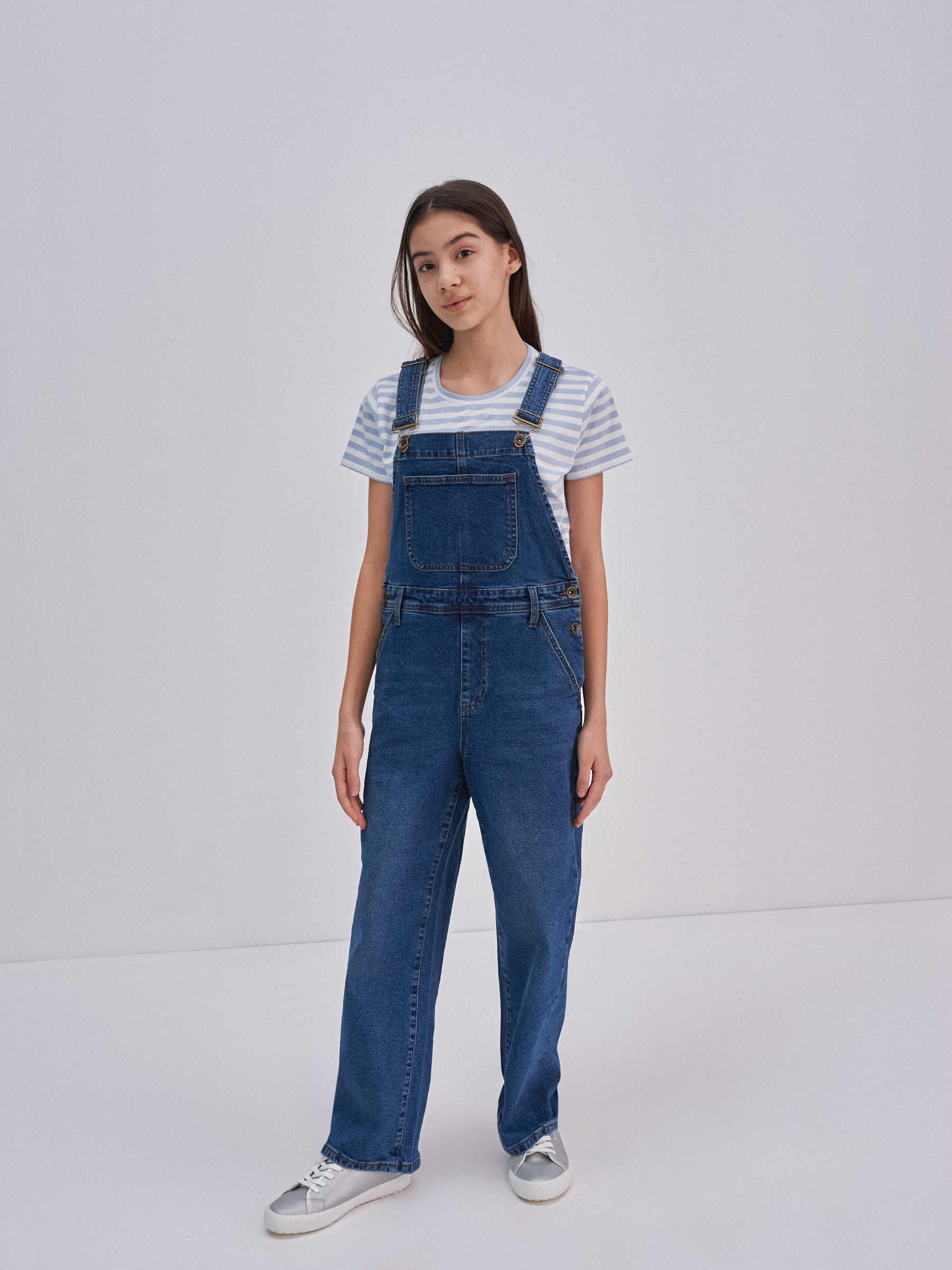 Big Star Woman's Overall Trousers 190031  Denim
