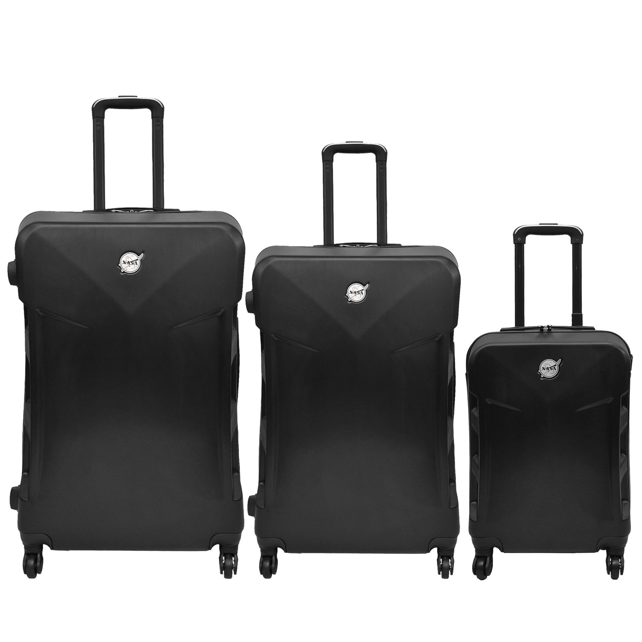 Semiline Unisex's 3-in-1 ABS Suitcases Set T5798-0