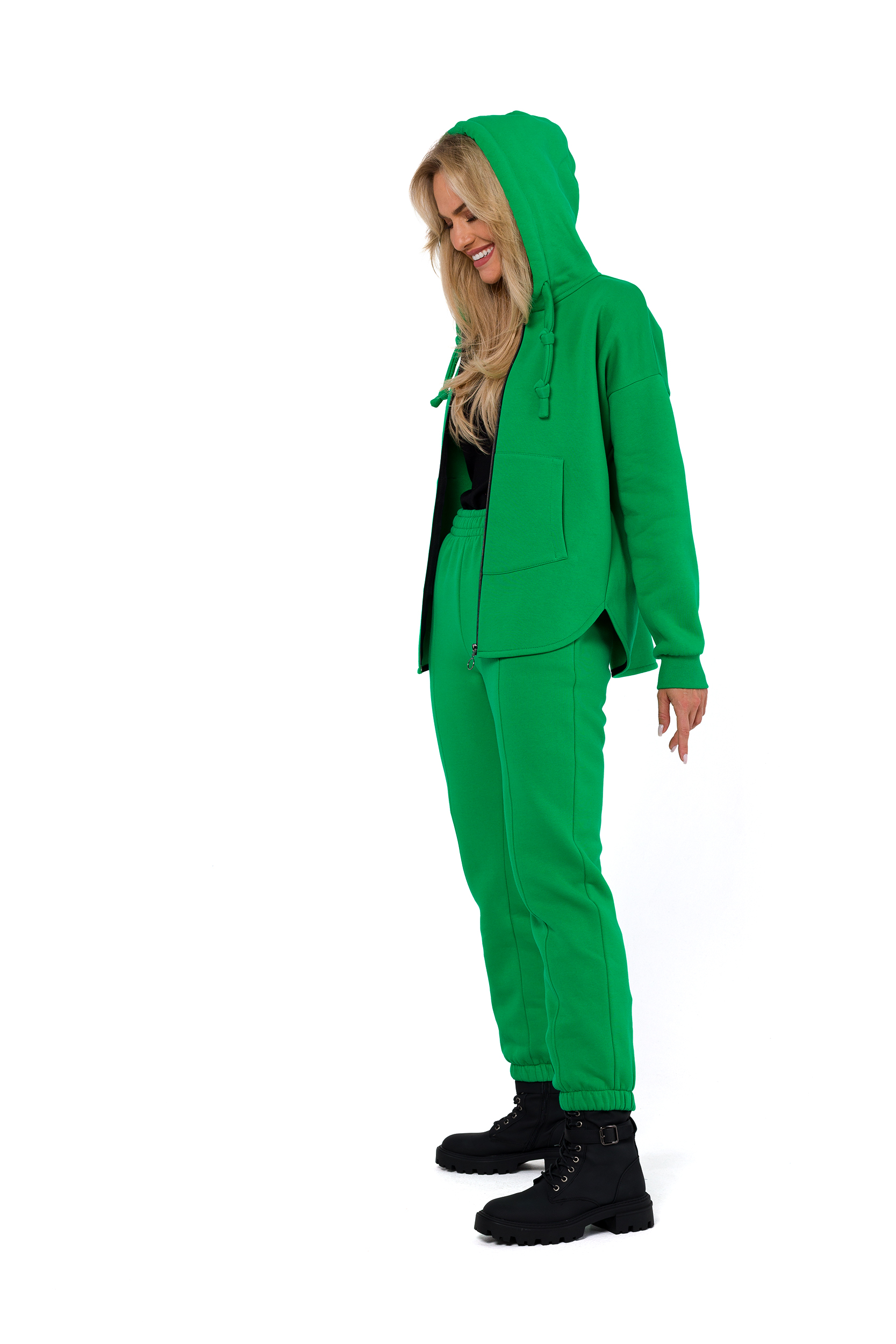 Made Of Emotion Woman&#039;s Hoodie M761 Grass