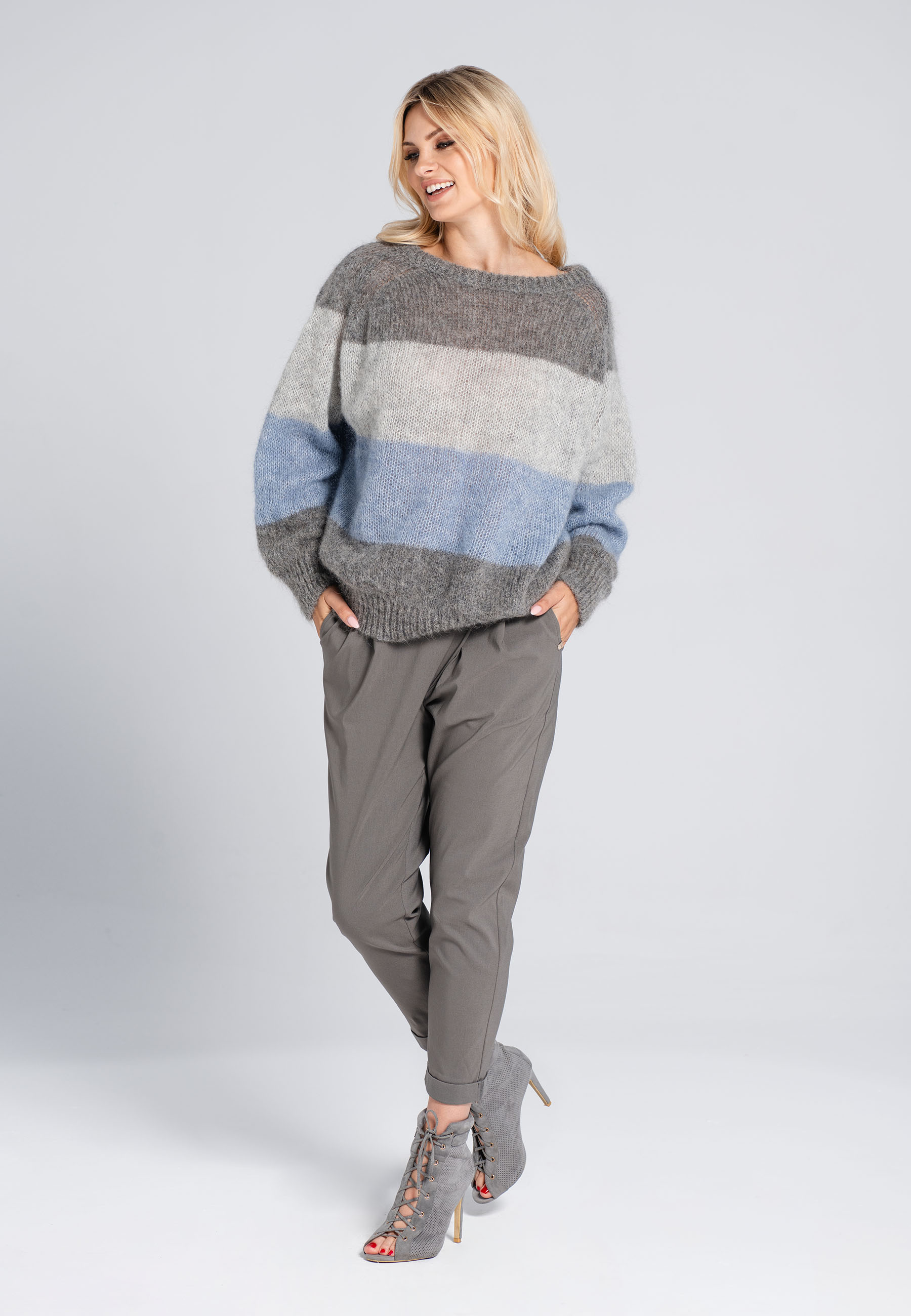 Look Made With Love Woman's Sweater M361 Blue