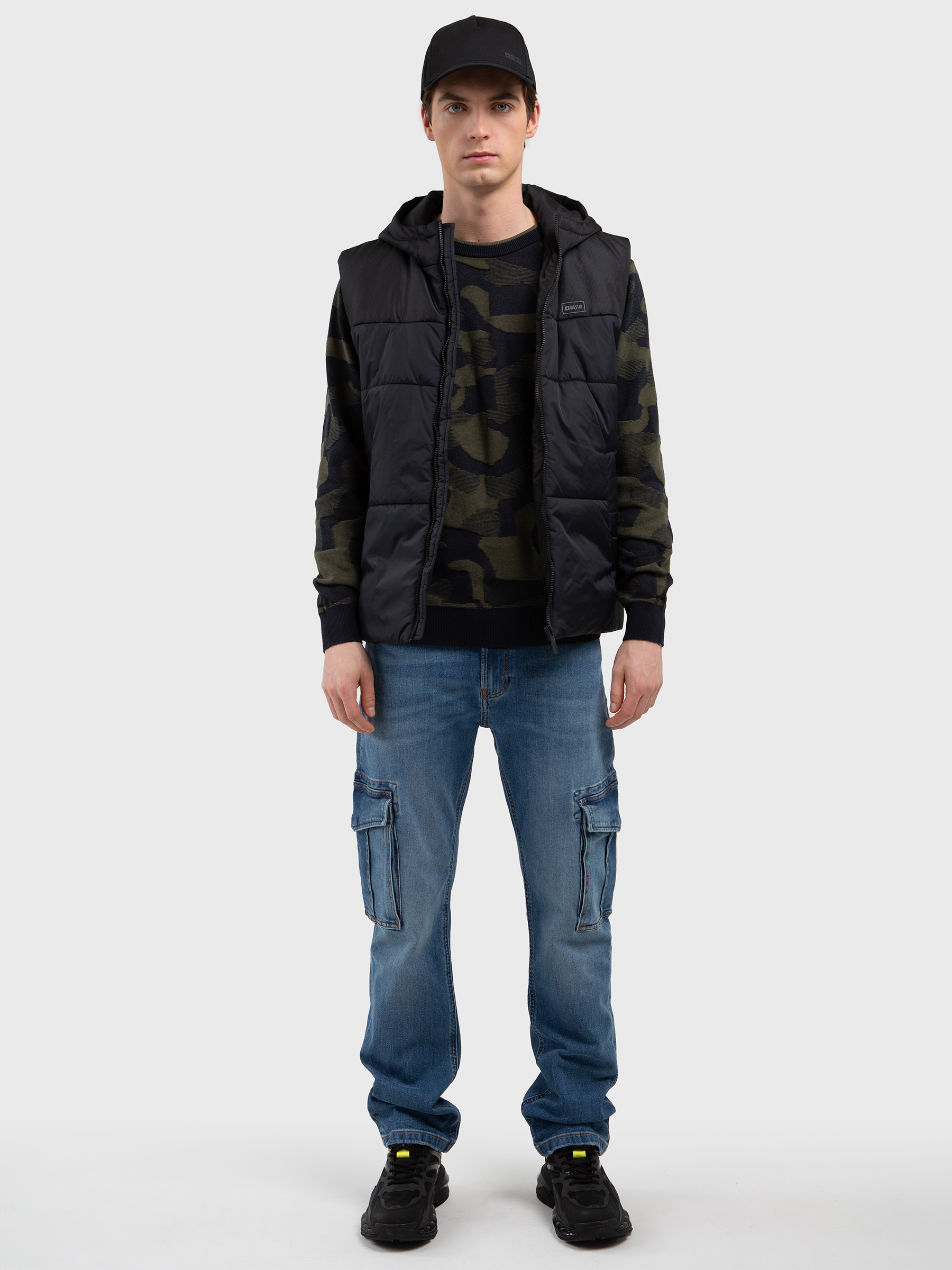 Big Star Man's Vest Outerwear 130403 906