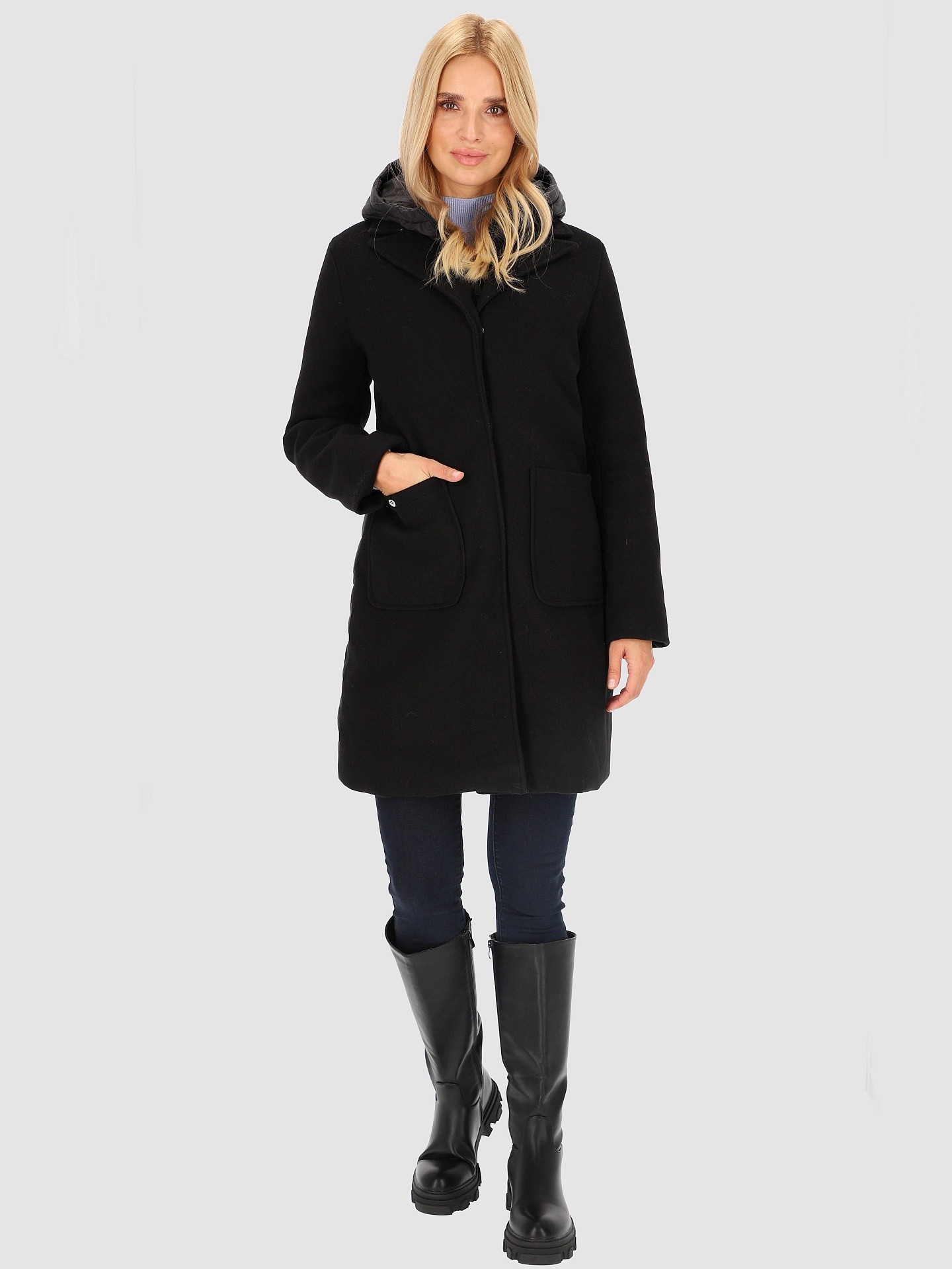 PERSO Woman's Stylish women's insulated fleece jacket