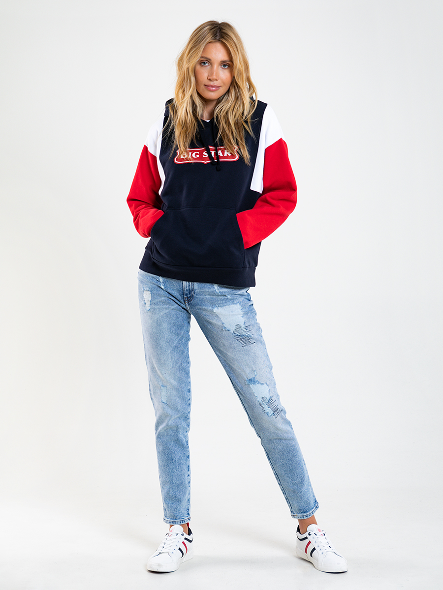 Pantaloni big star femeii 115541 Light Jeans-244