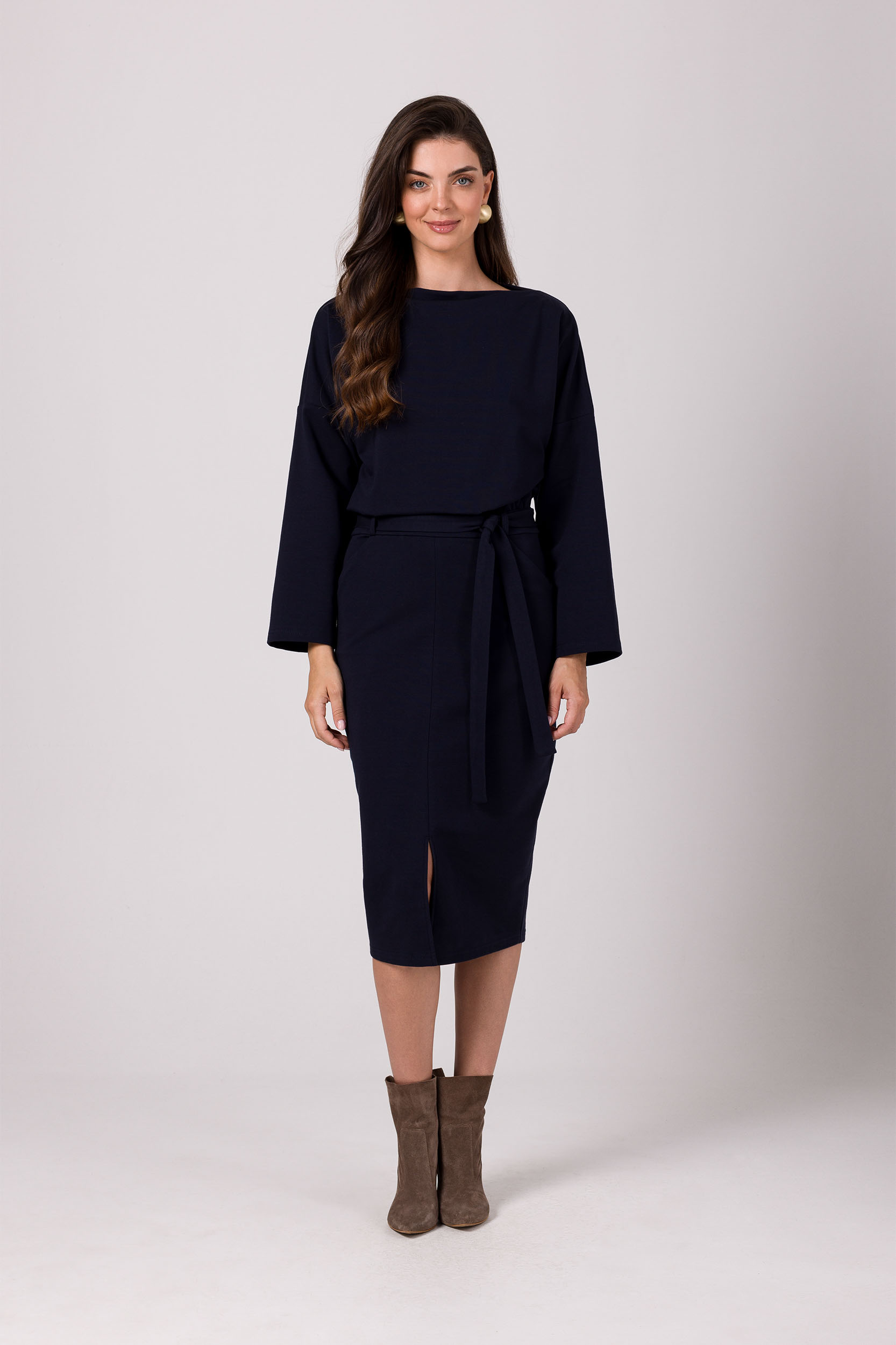 Levně BeWear Woman's Dress B269 Navy Blue