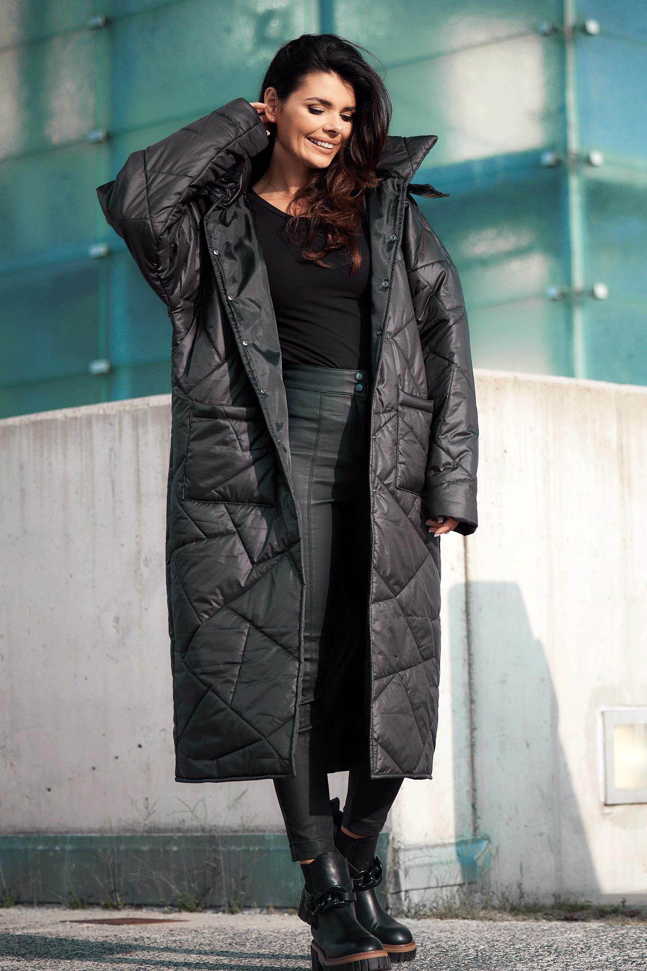 Palton pentru femeie Awama A541