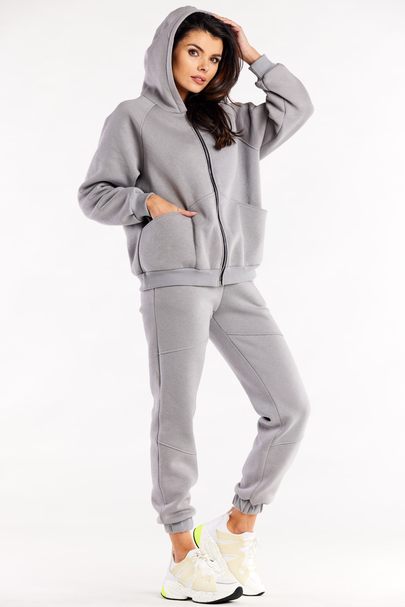 Infinite You Woman's Pants M325 Grey