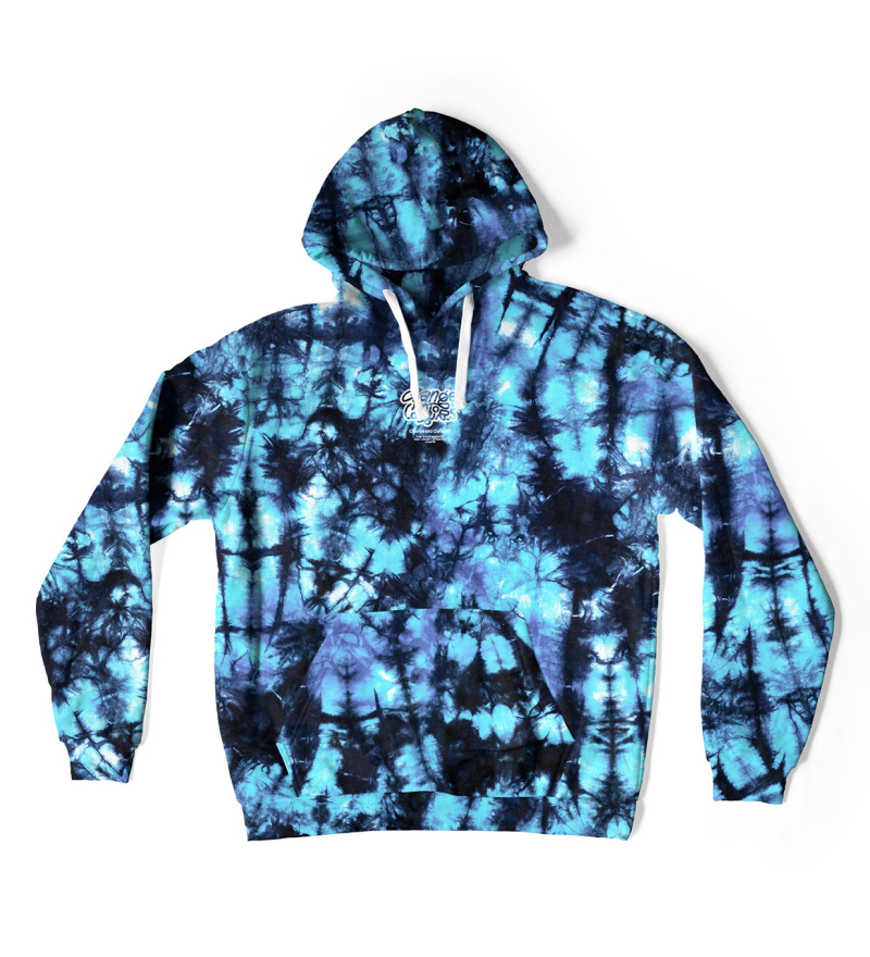 Mr. GUGU & Miss GO Man's Tie Dye Hoodie OVS-M 2431