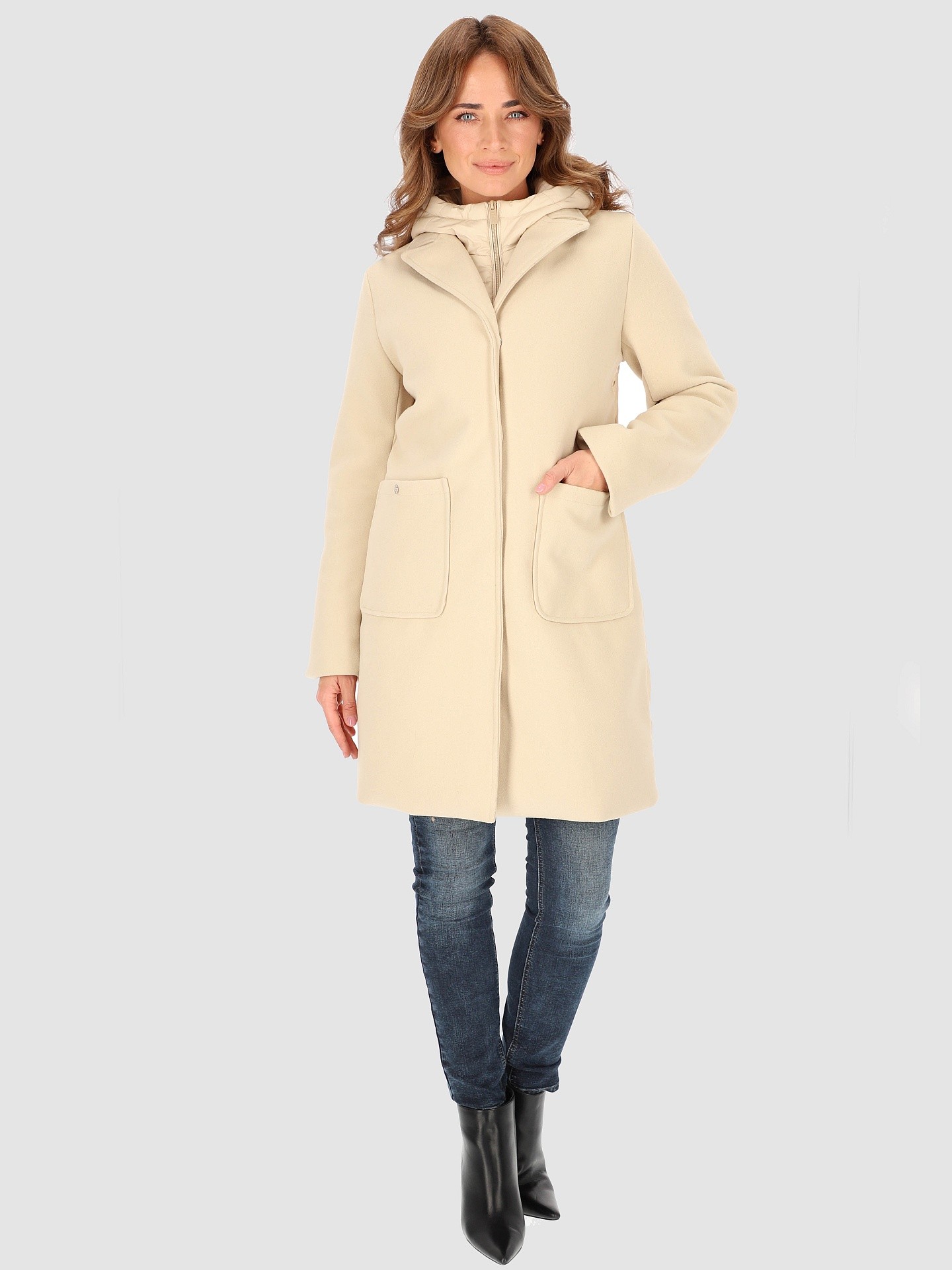 PERSO Woman's Stylish women's insulated fleece jacket