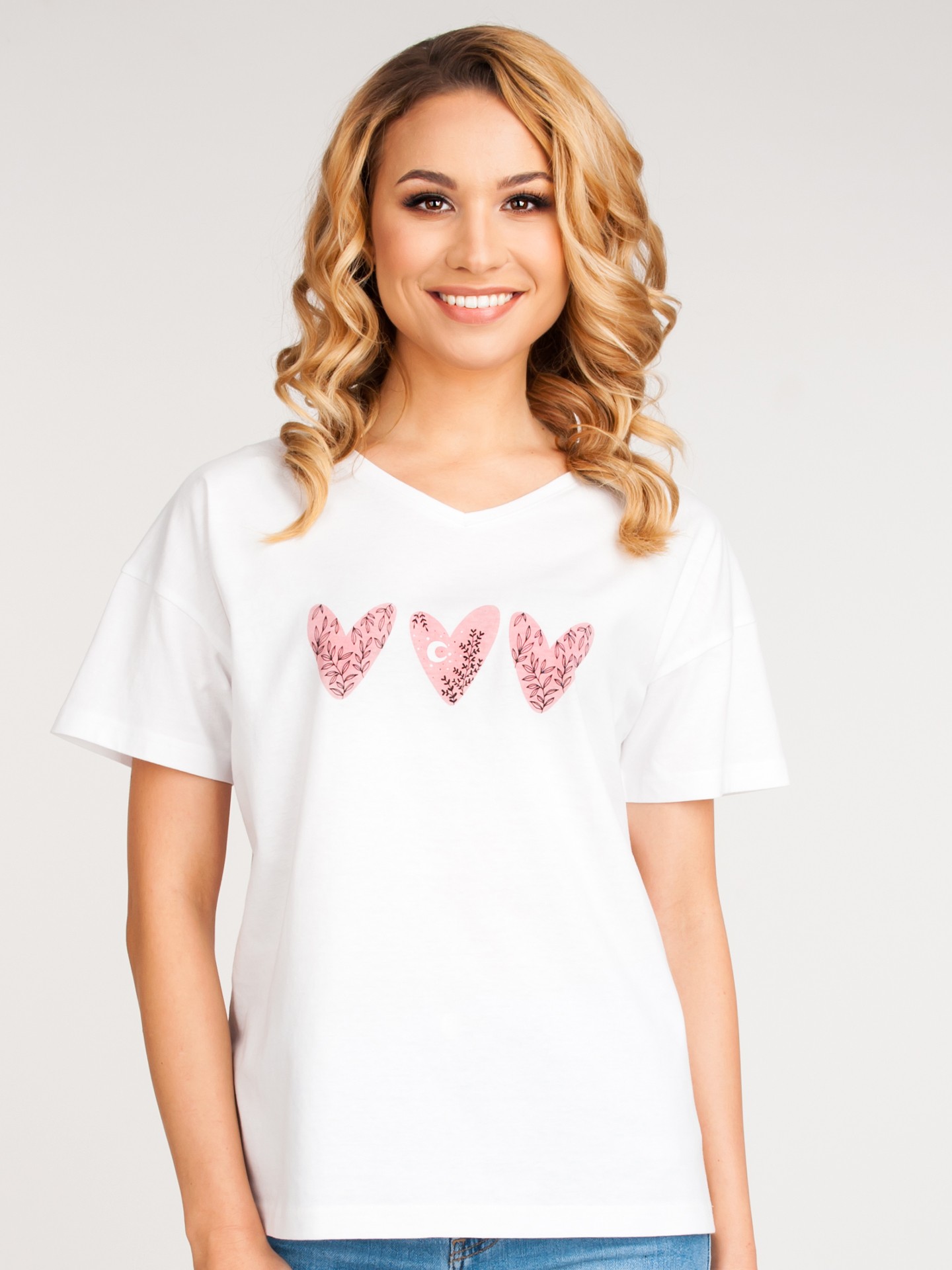 Levně Yoclub Woman's Cotton T-shirt PKK-0090K-A120