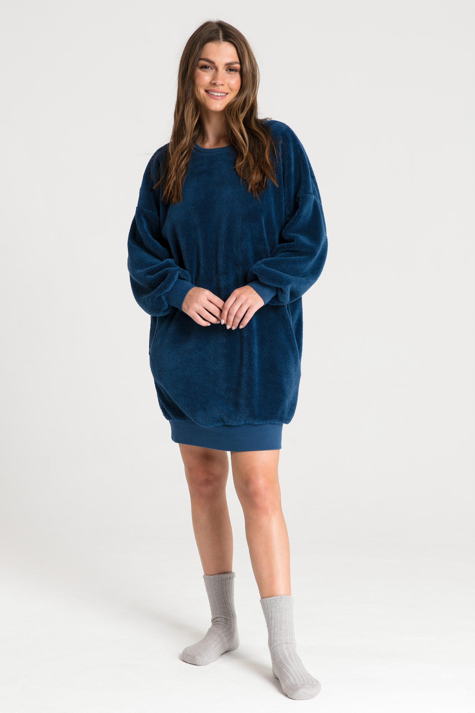 LaLupa Woman&#039;s Tunic LA082 Navy Blue