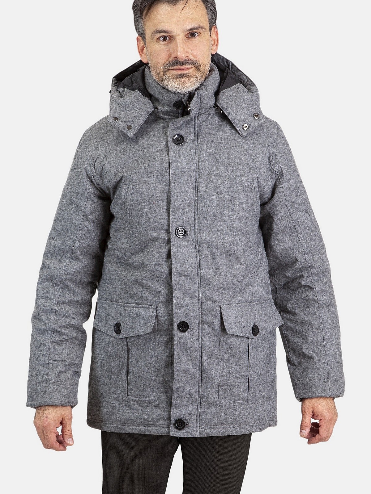 Pánska bunda PERSO PERSO_Jacket_PKH91C7272H_GREY