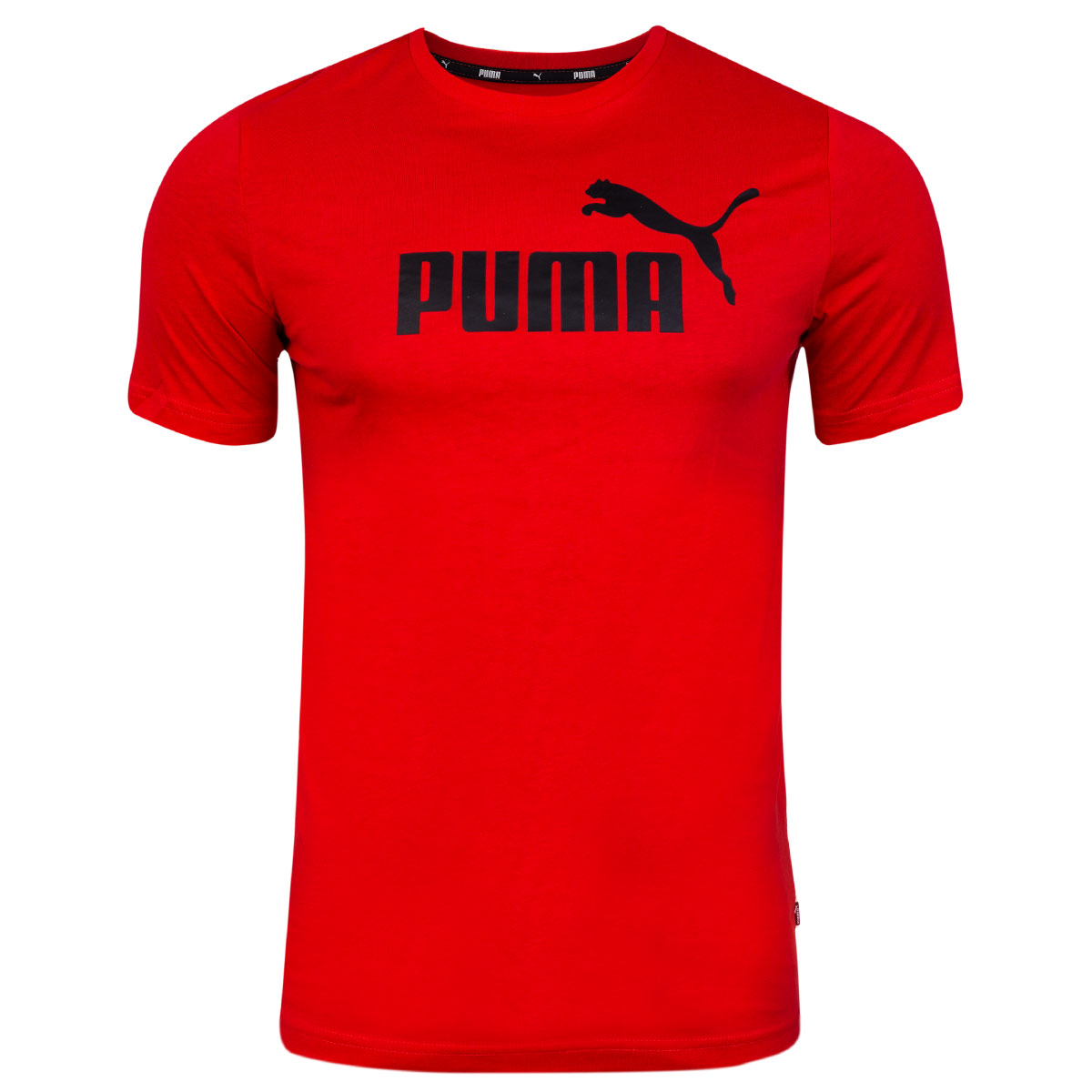 Men's Red T-Shirt Puma Ess - Men