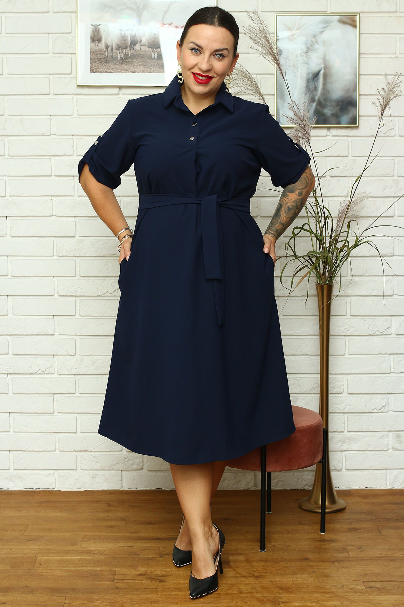 Rochie dama Karko Plus Size