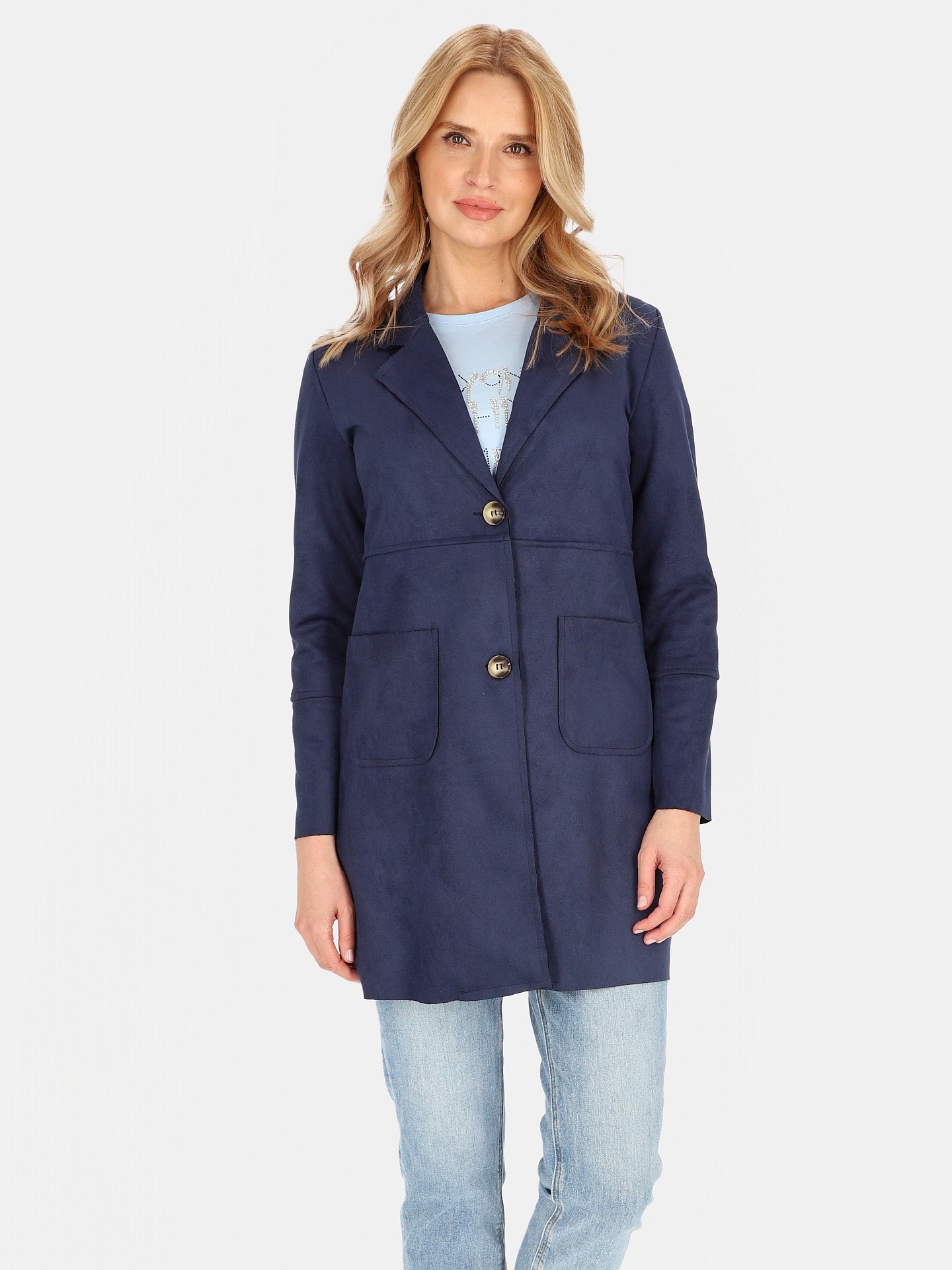 Дамско палто от изкуствен велур