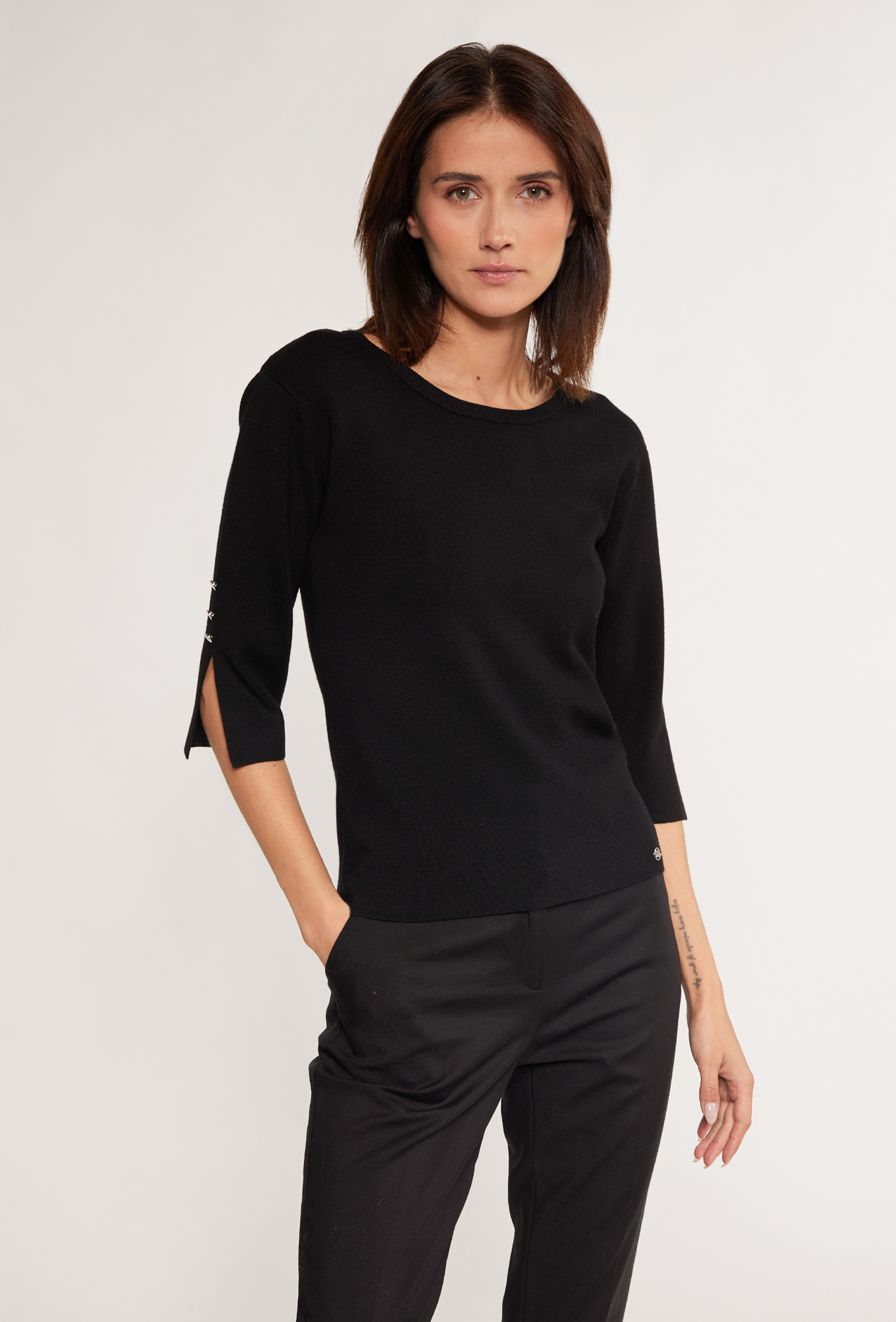 MONNARI Woman's Jumpers & Cardigans Plaincy Viscose Sweater