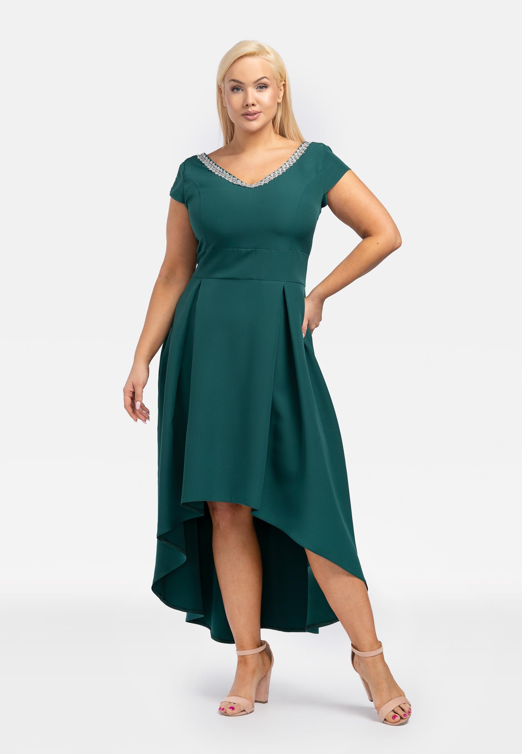 Karko Woman′s Dress SC131 - zelená