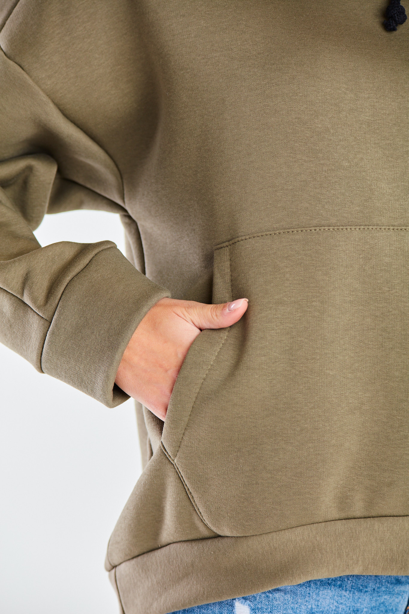 Infinite You Woman's Hoodie M223 kaki