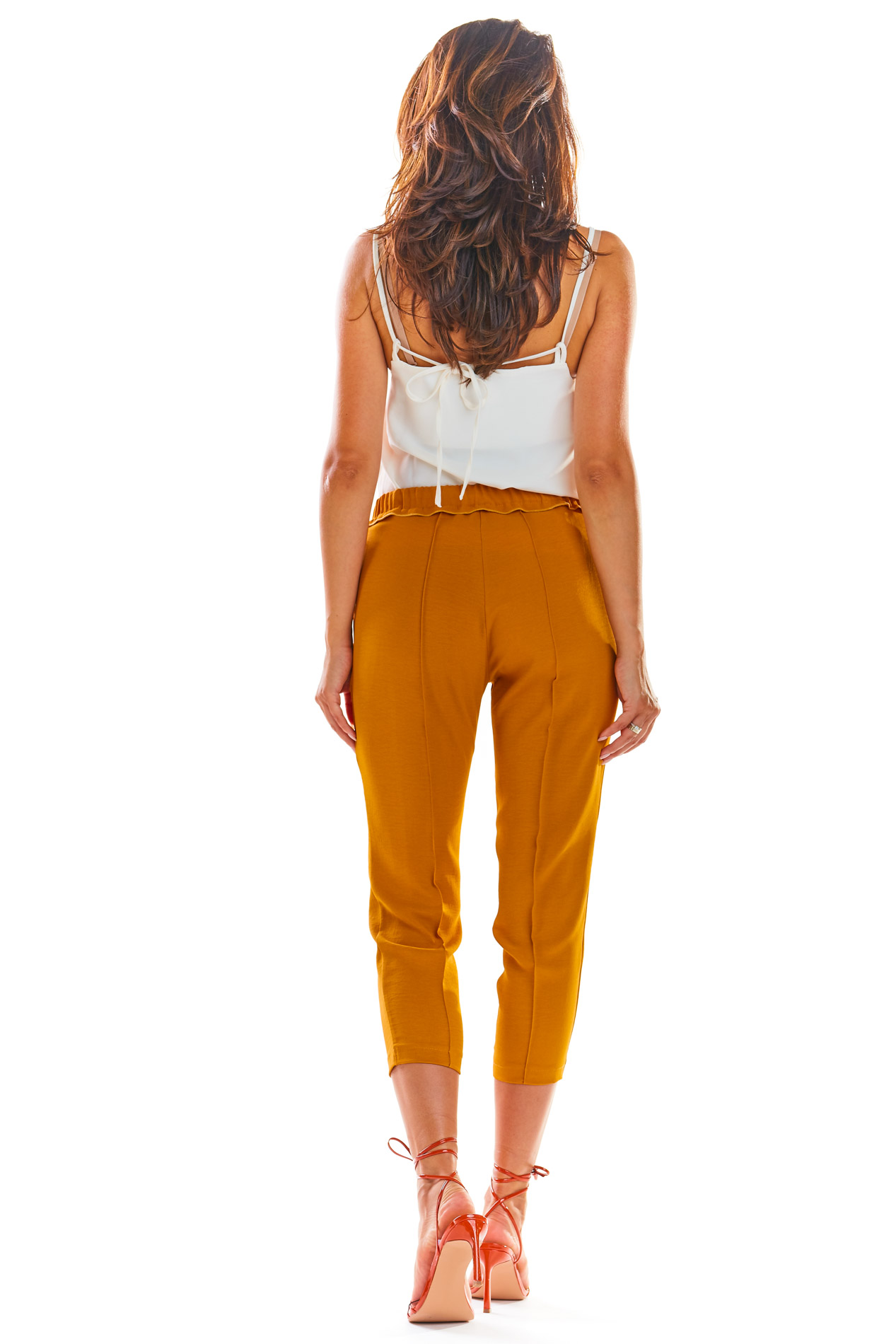 Pantaloni Awama Woman's A306 Caramel