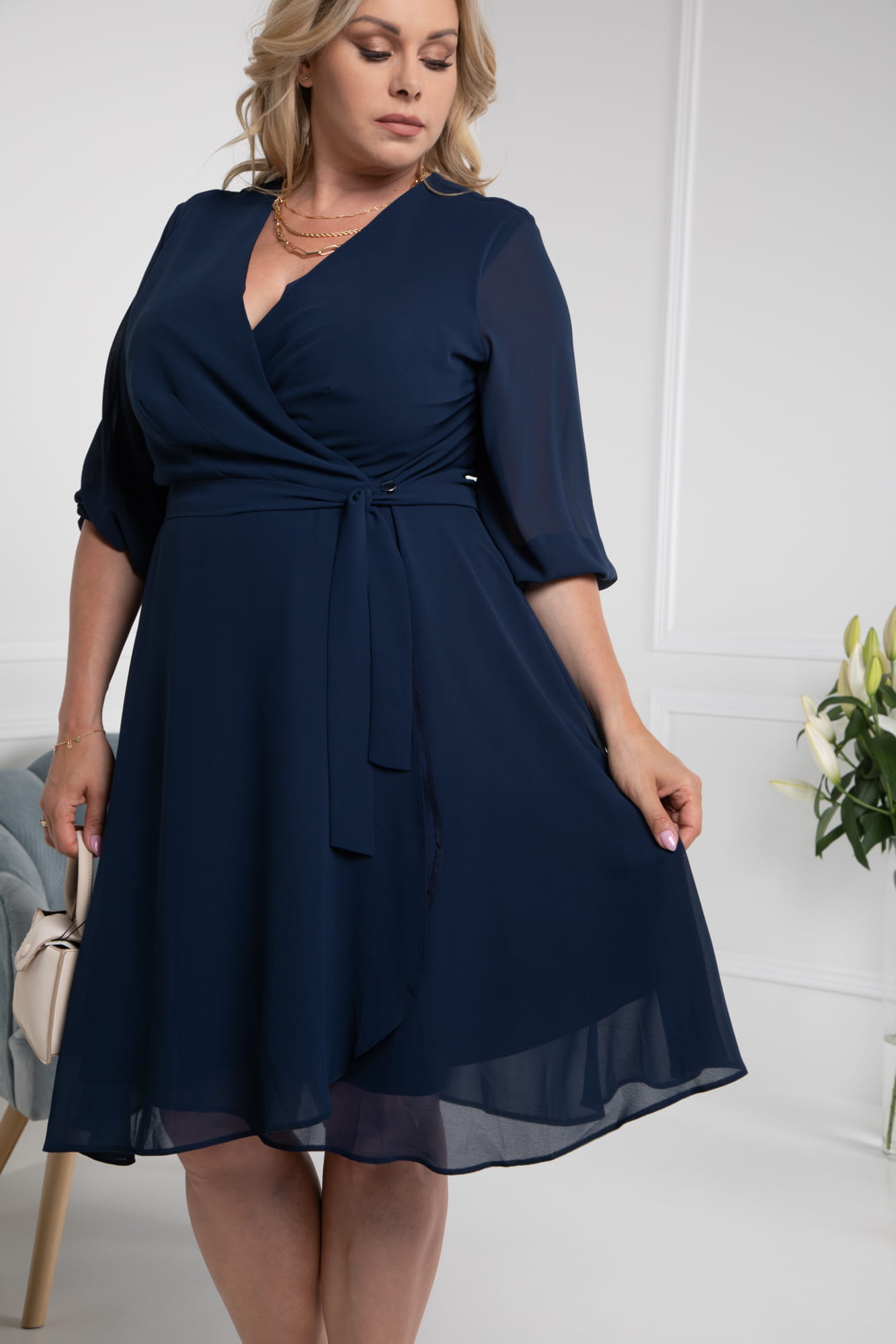 Rochie dama Karko Plus Size