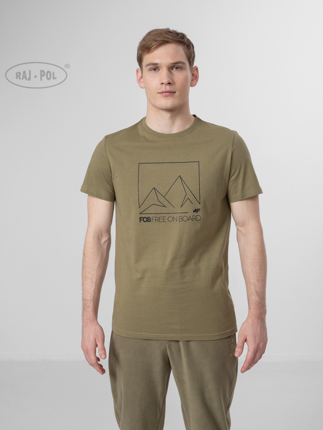 Levně 4F Man's T-Shirt TSM025 43S