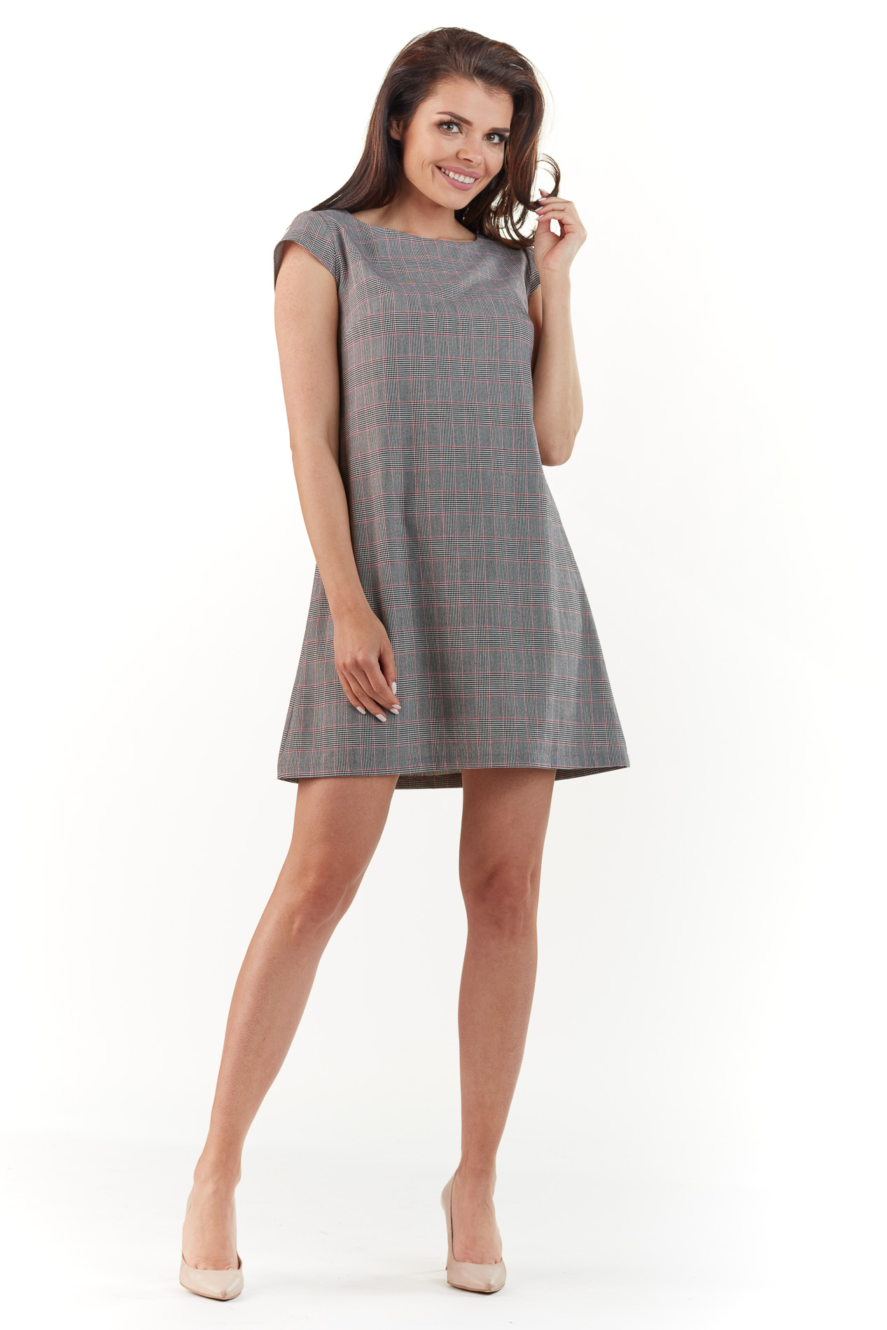 Infinite You Woman's Dress M168 Checkered