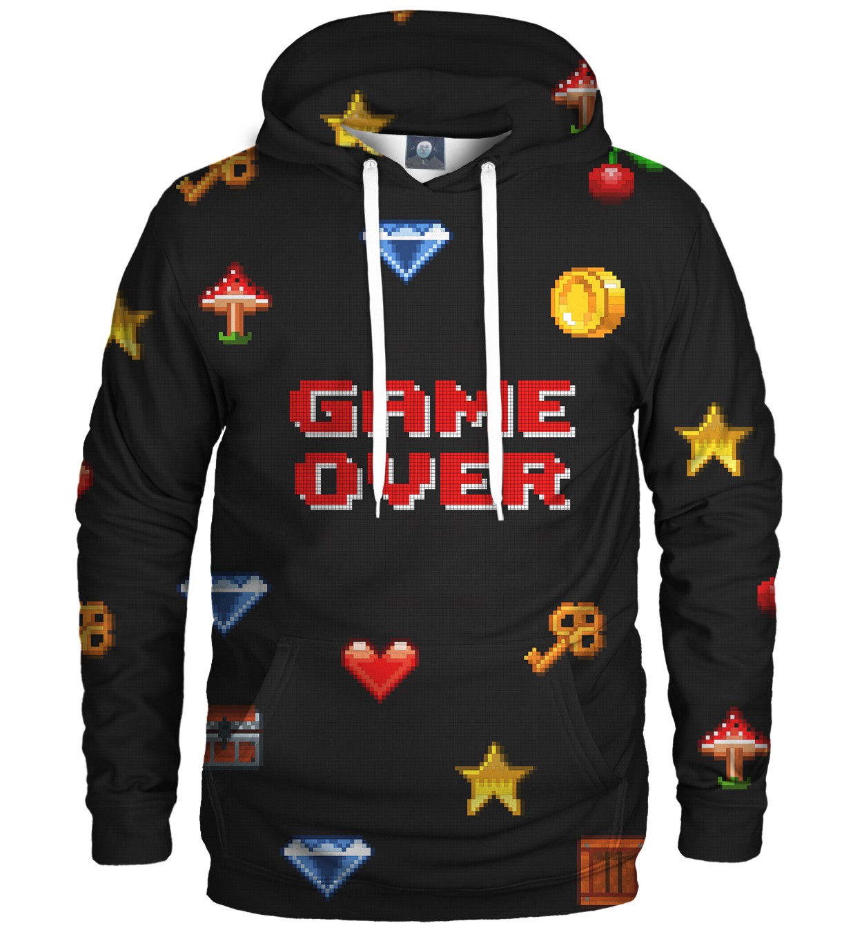 Aloha From Deer Unisex's Game Over Hoodie H-K AFD088