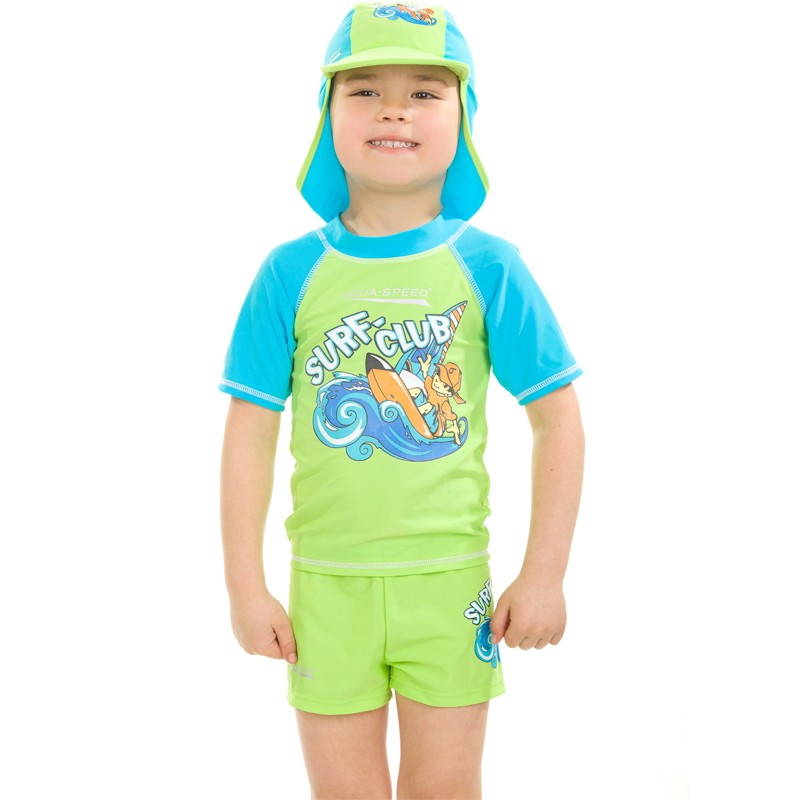 AQUA SPEED Kids's Beach T-shirt Surf-Club