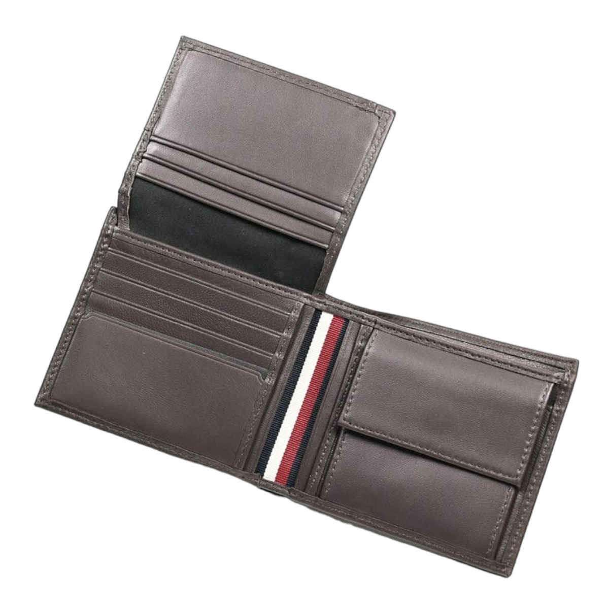 TOMMY HILFIGER MEN'S WALLET BROWN