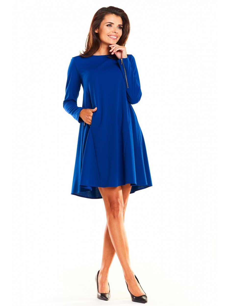 Awama Woman's Dress A661 Blue