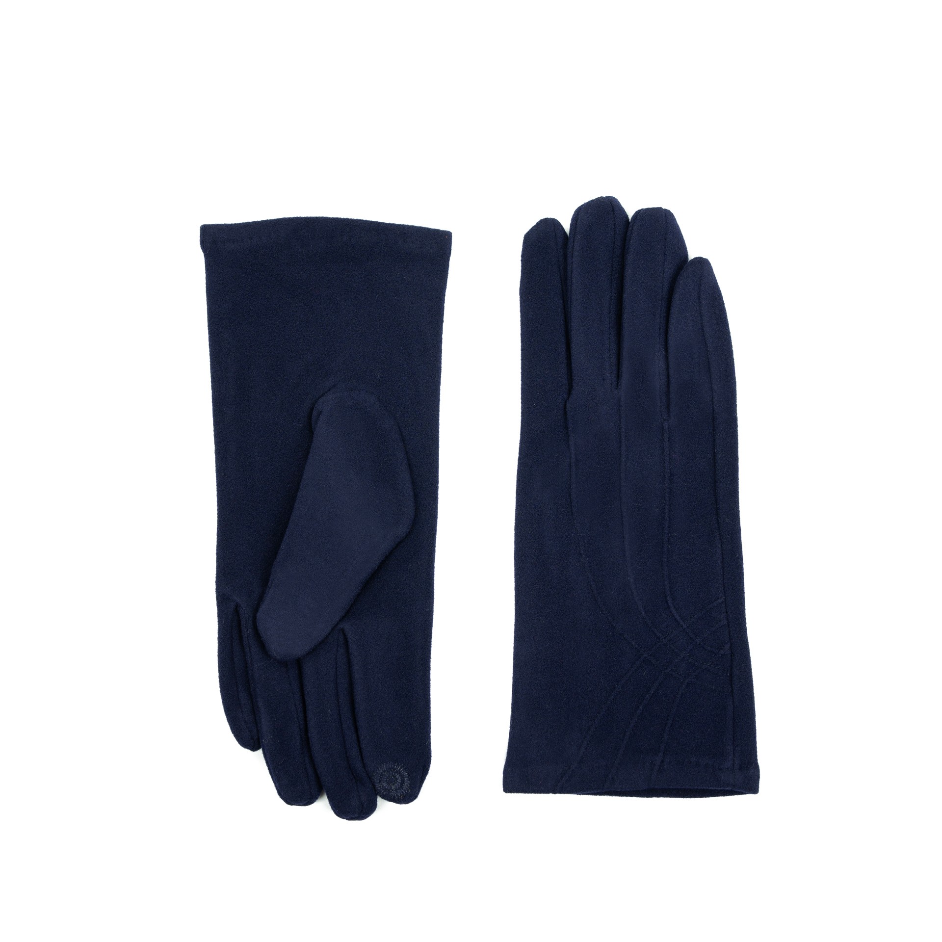 Art Of Polo Woman's Gloves Rk23314-6 Navy Blue