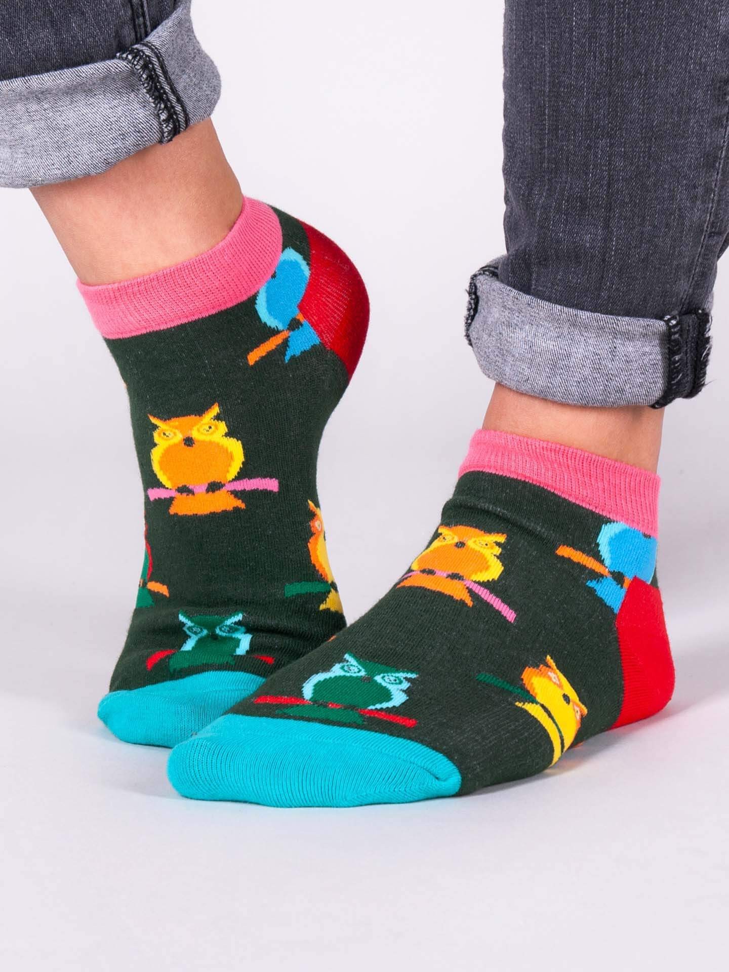 Levně Yoclub Unisex's Ankle Funny Cotton Socks Patterns Colours SKS-0086U-A200