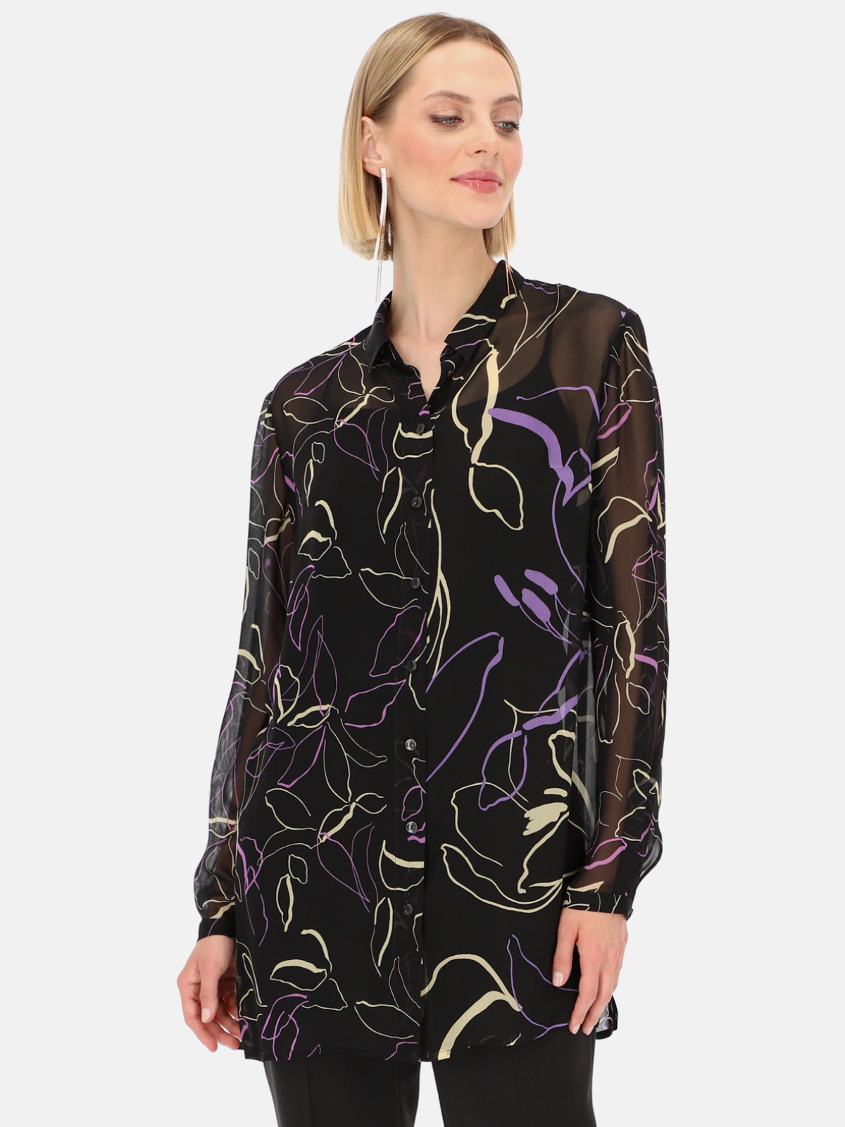 Potis & Verso Woman's Shirt Aster