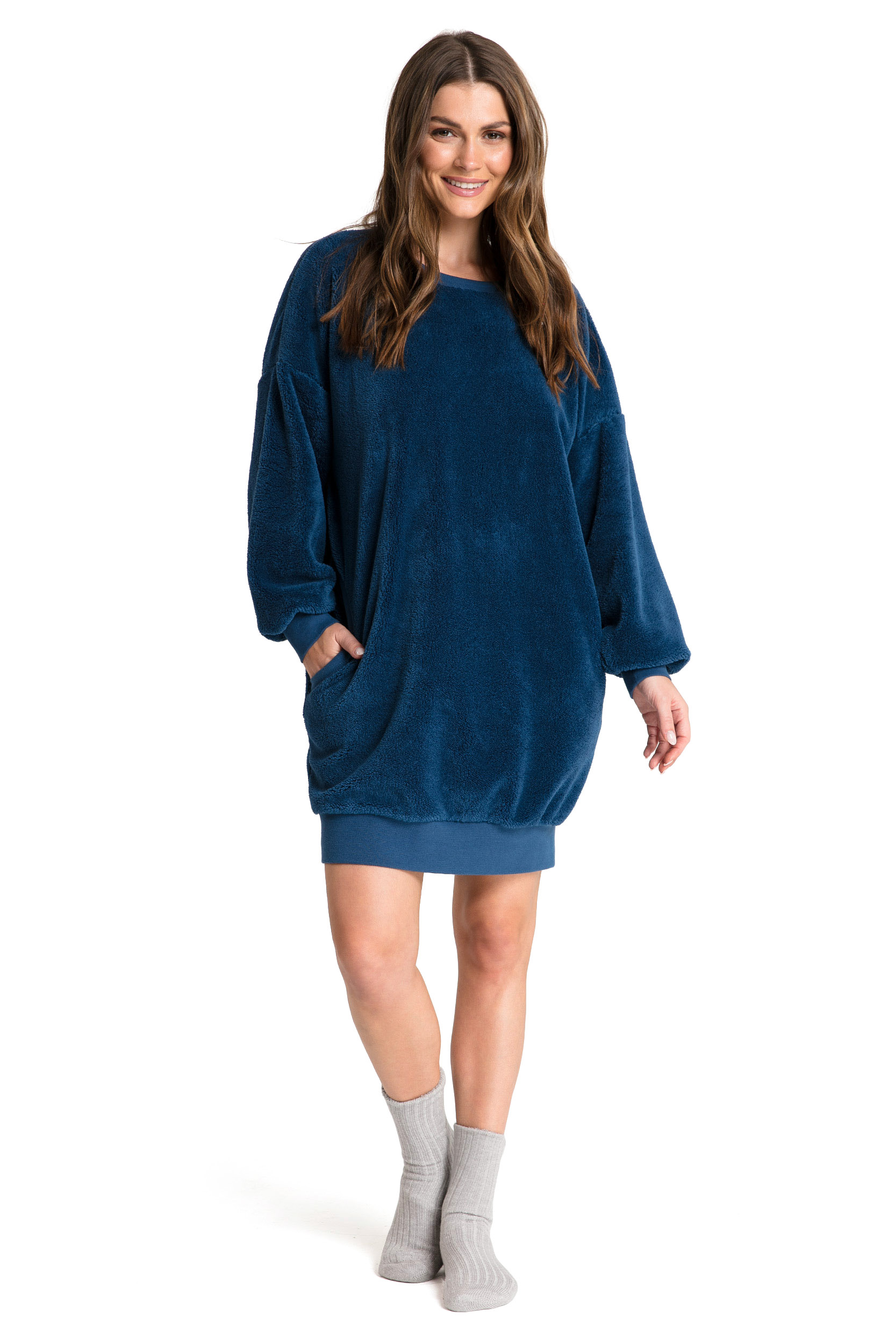LaLupa Woman&#039;s Tunic LA082 Navy Blue