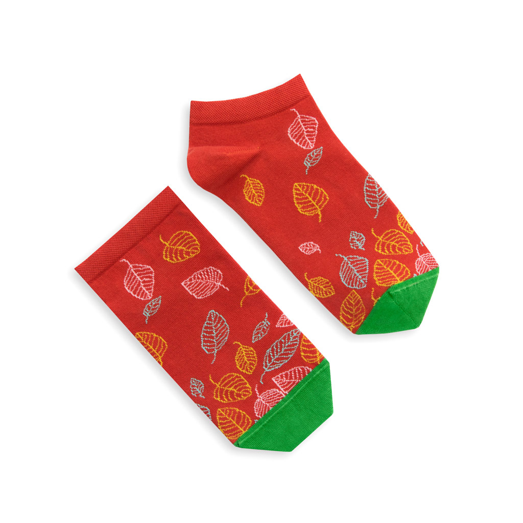 Levně Banana Socks Unisex's Socks Short Leaves