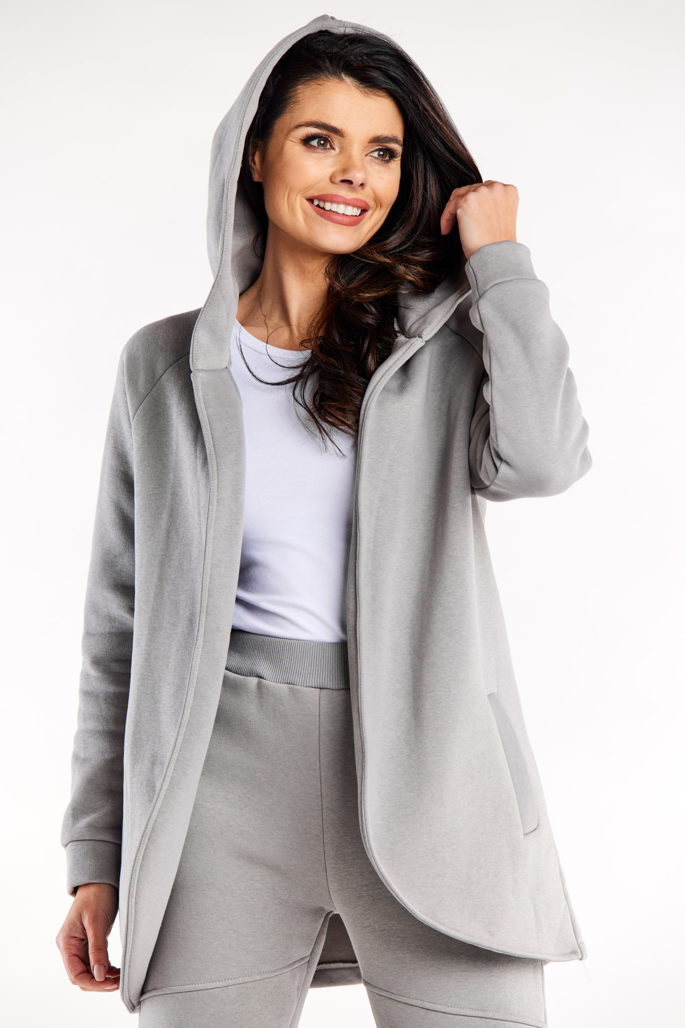 Infinite You Woman's Hoodie M327 Grey