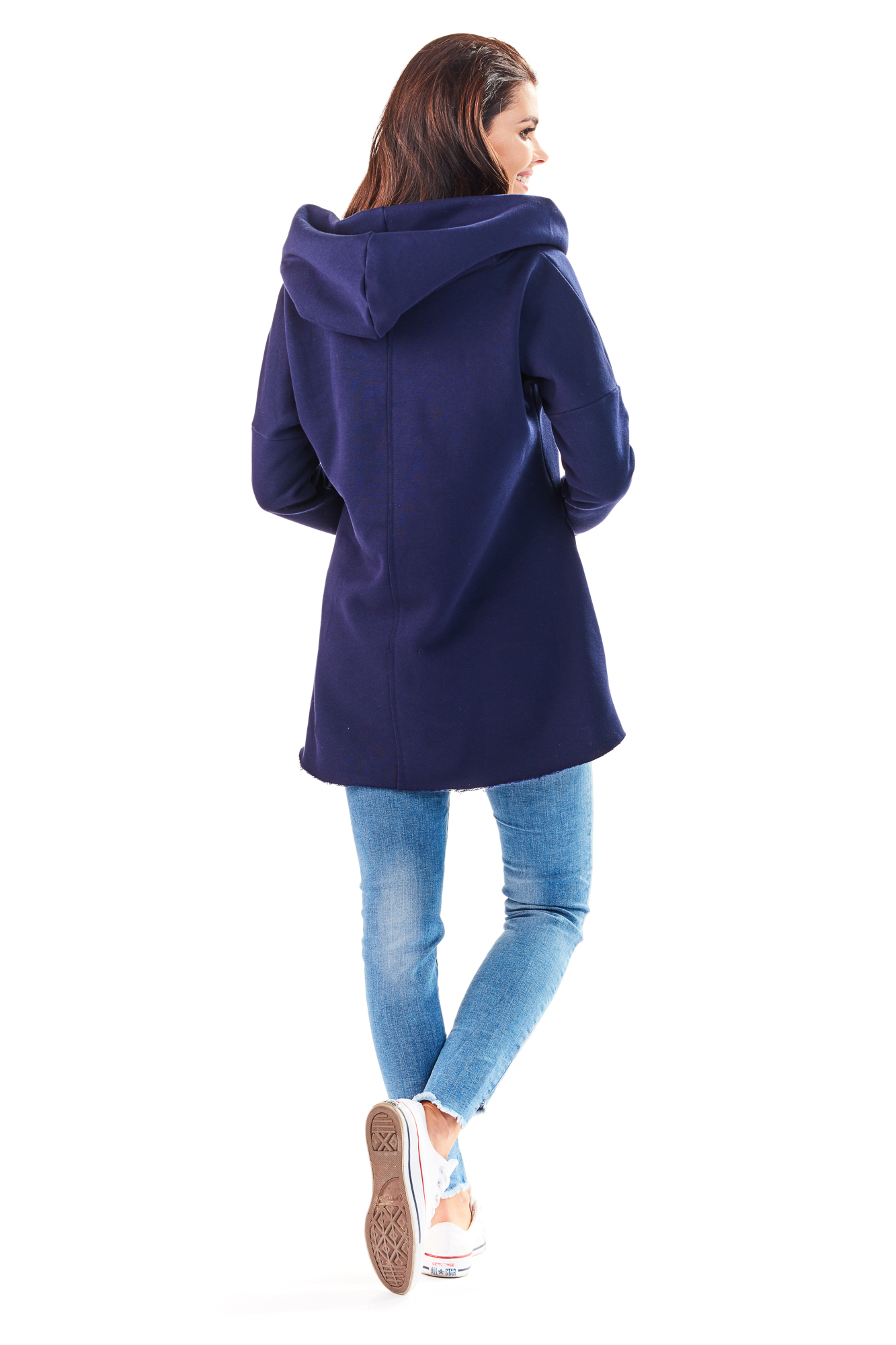 Awama Woman's Sweatshirt A200 Navy Blue