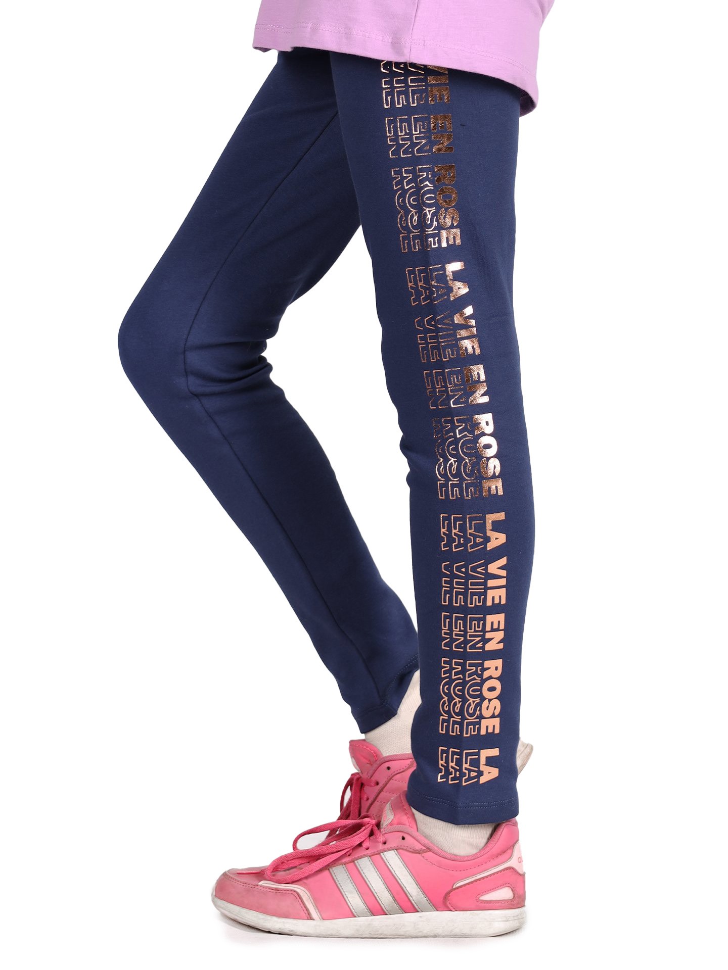 Yoclub Kids's Leggings ULD-0021G-6100 Navy Blue