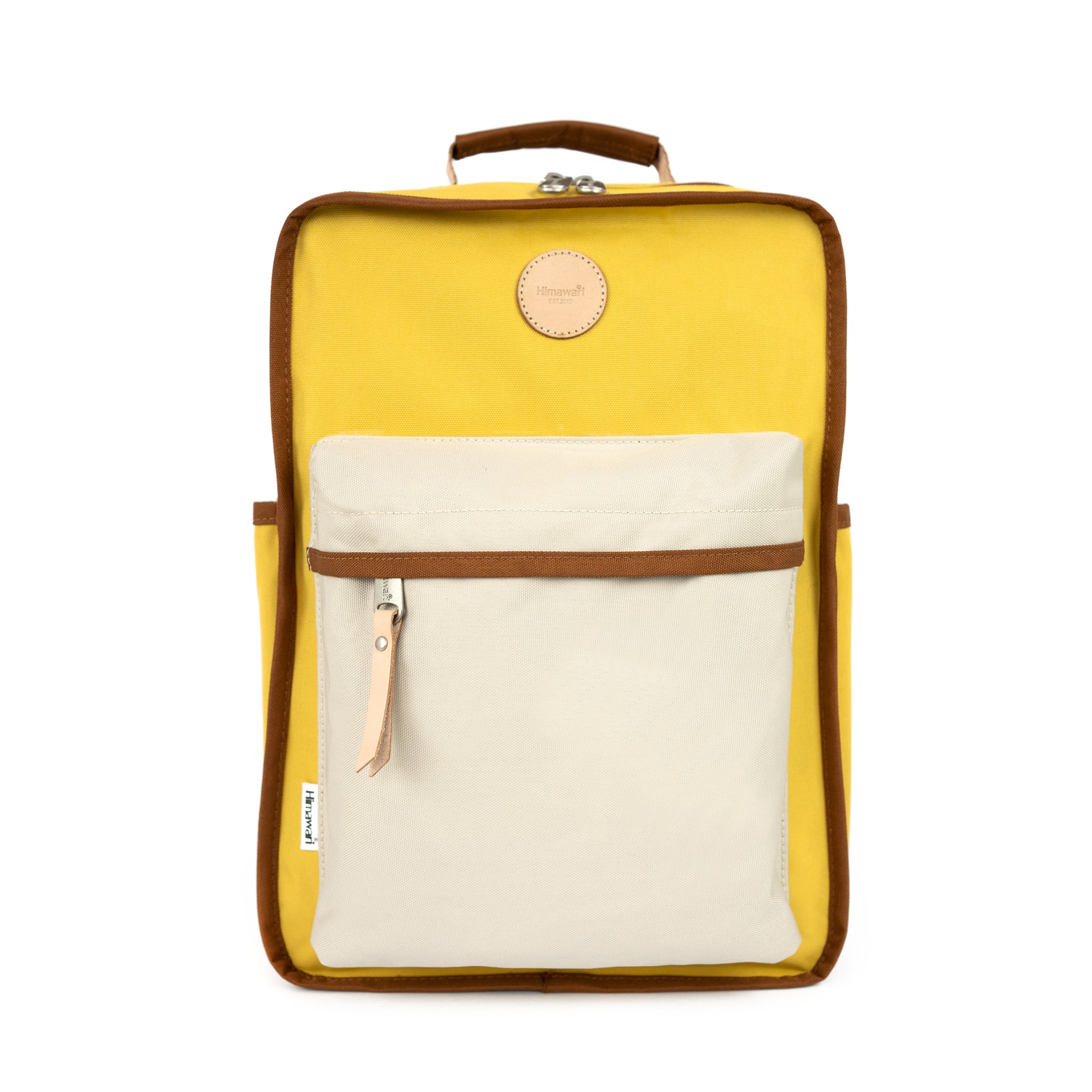 Levně Himawari Unisex's Backpack Tr23196-1 Brown/Yellow