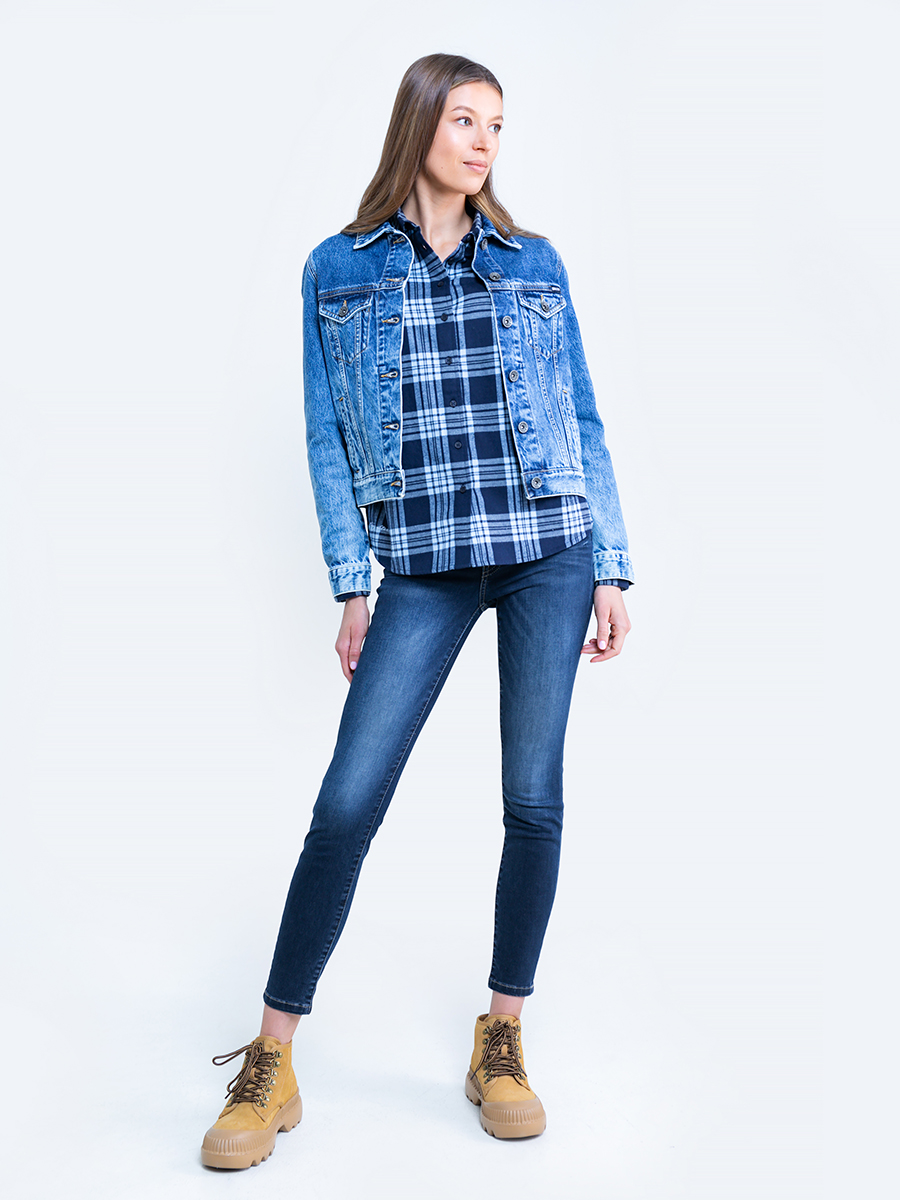 Big Star Woman's Shirt Shirt 141779 Blue-403