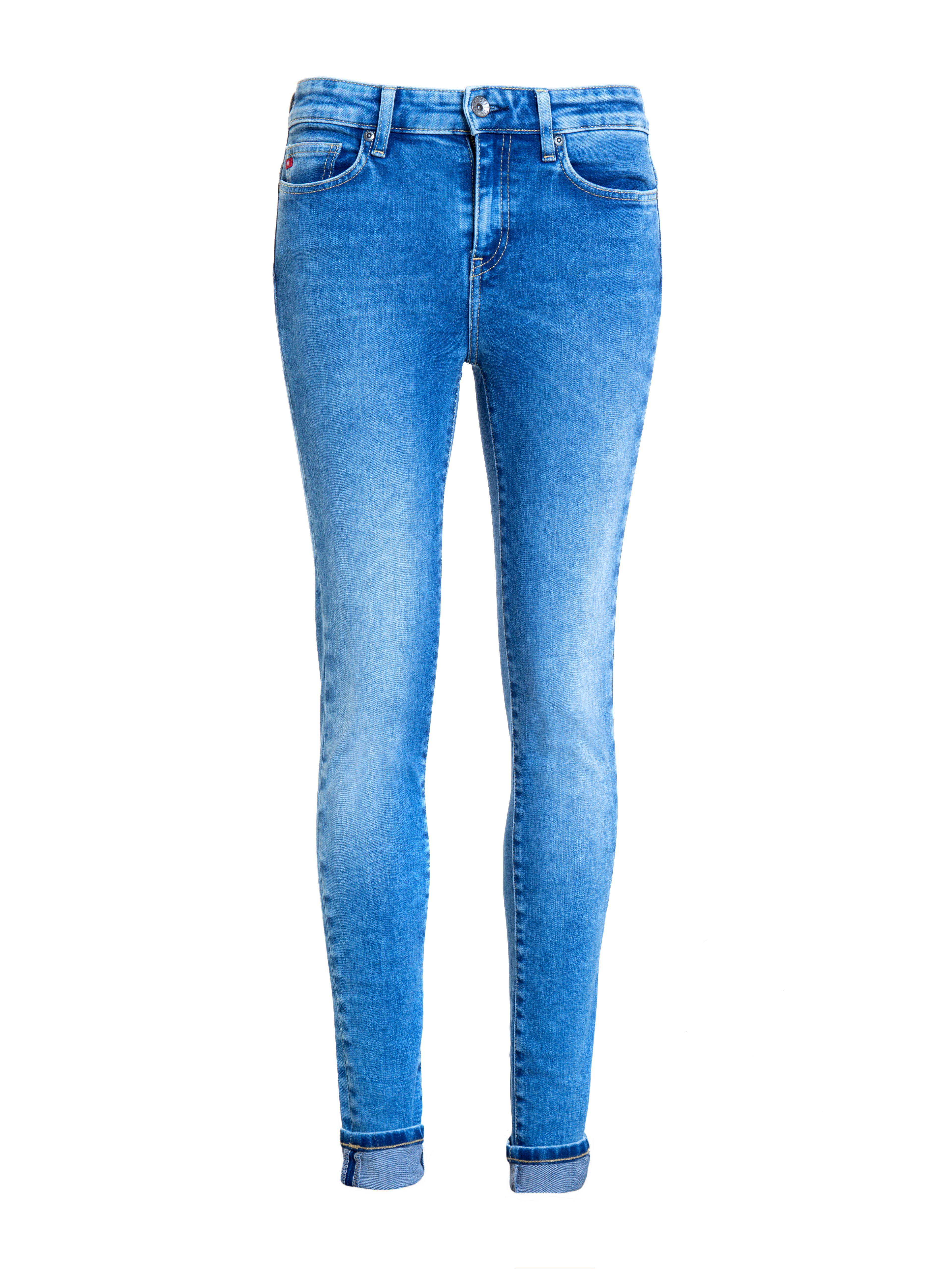 Big Star Woman's Trousers 115490 Denim-225