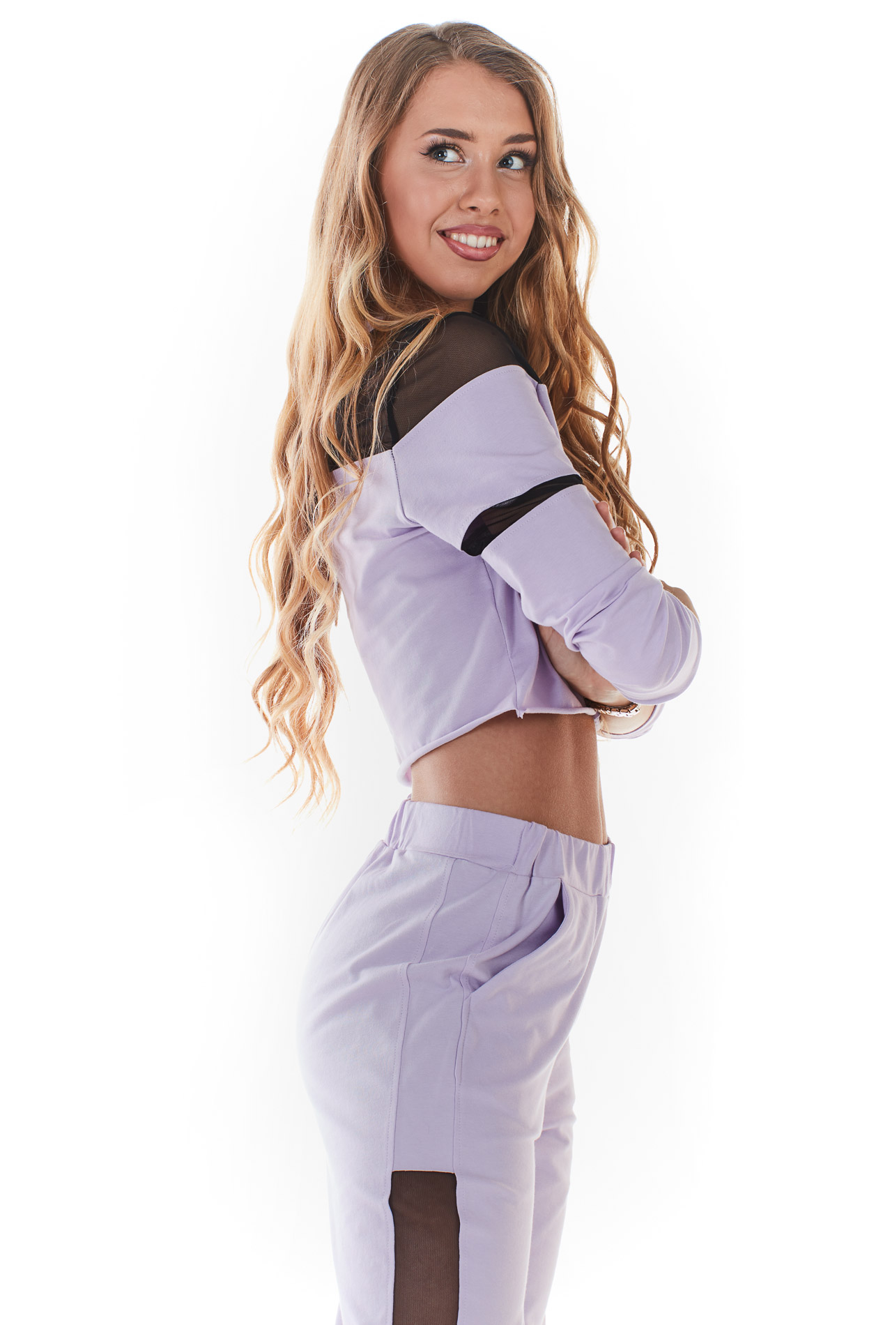 Infinit You Woman's Blouse M237 Purple