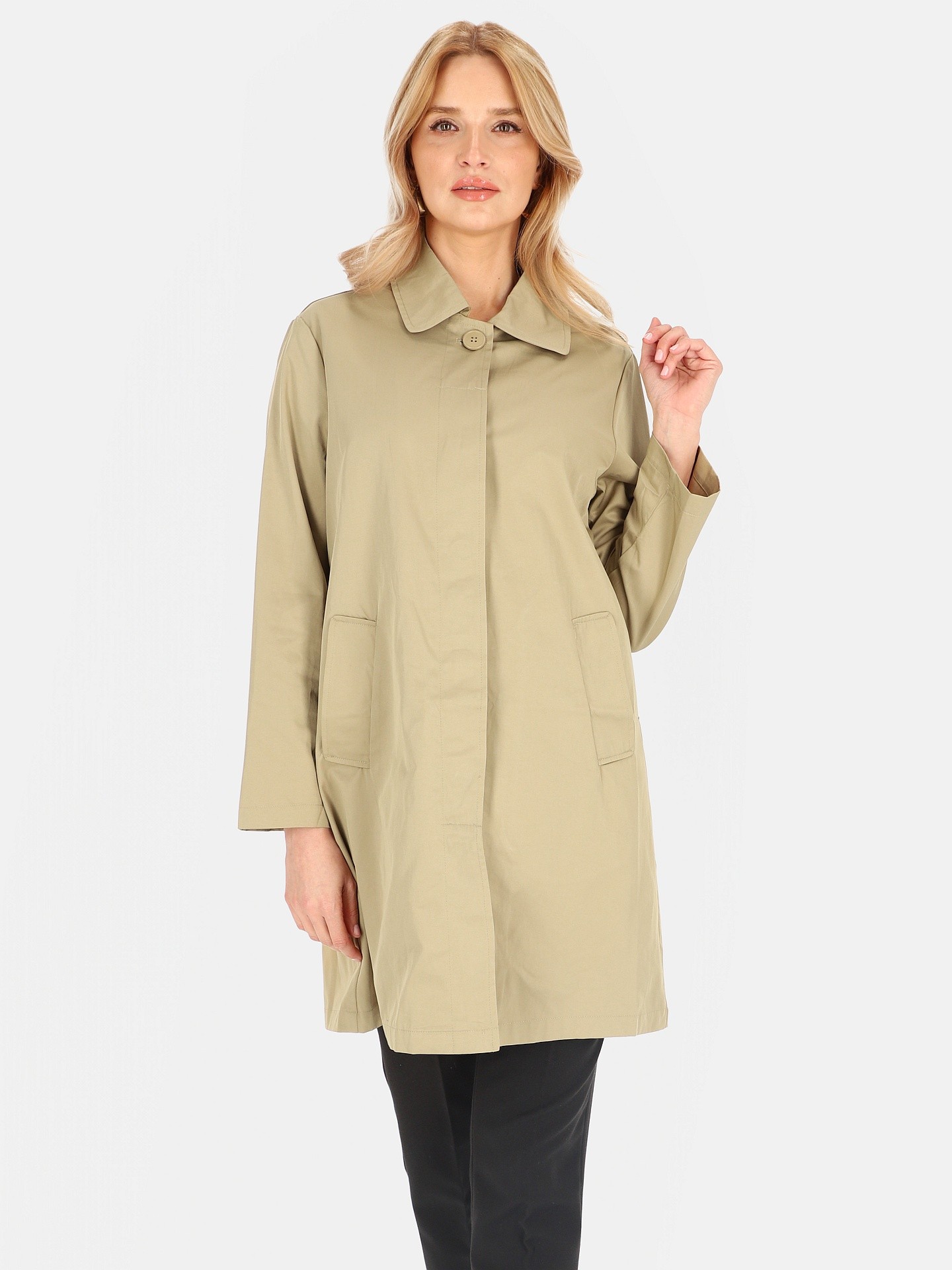 Дамско едноредно преходно палто PERSO