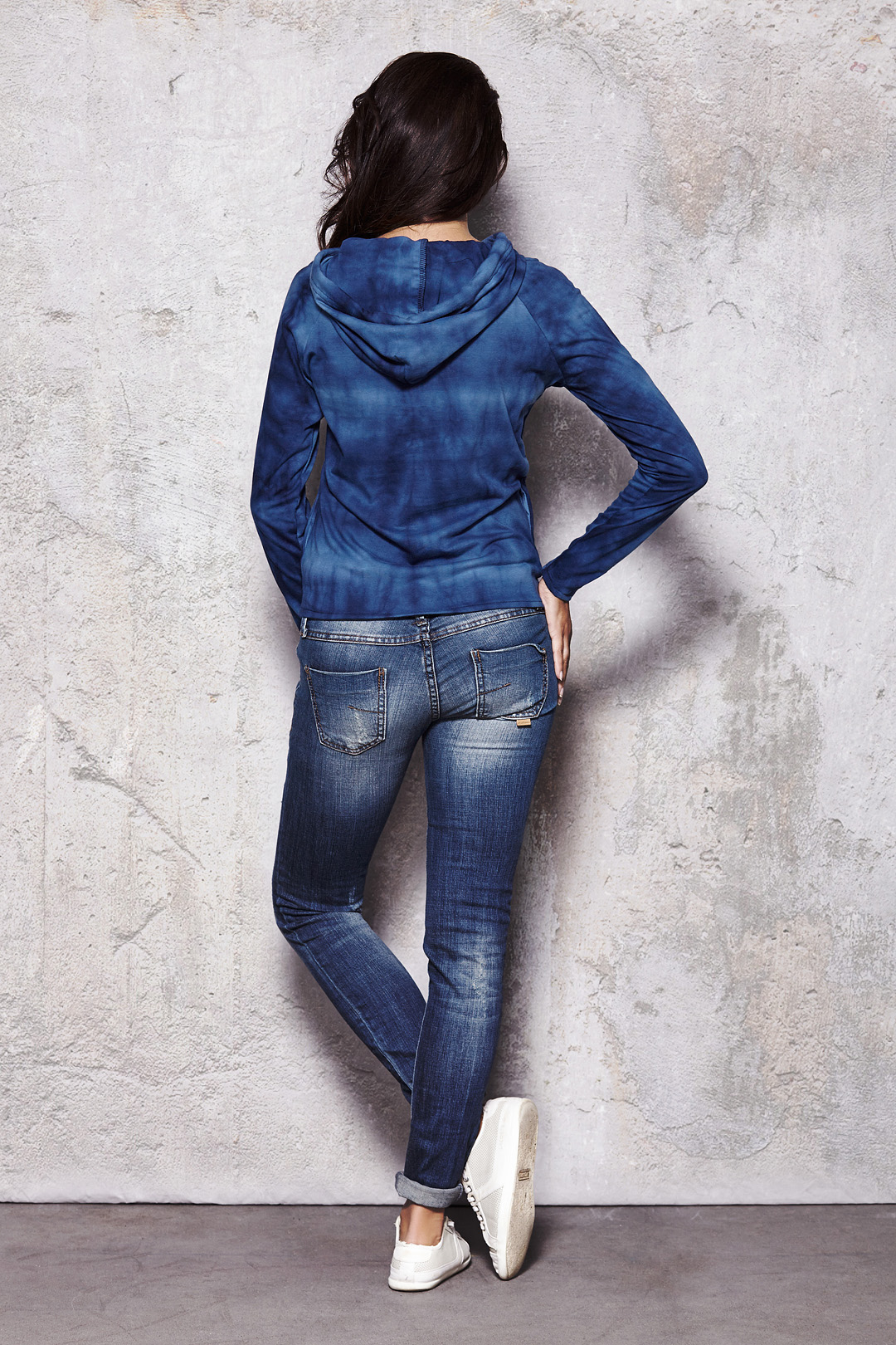 Infinite You Woman's Blouse M033 Navy Blue