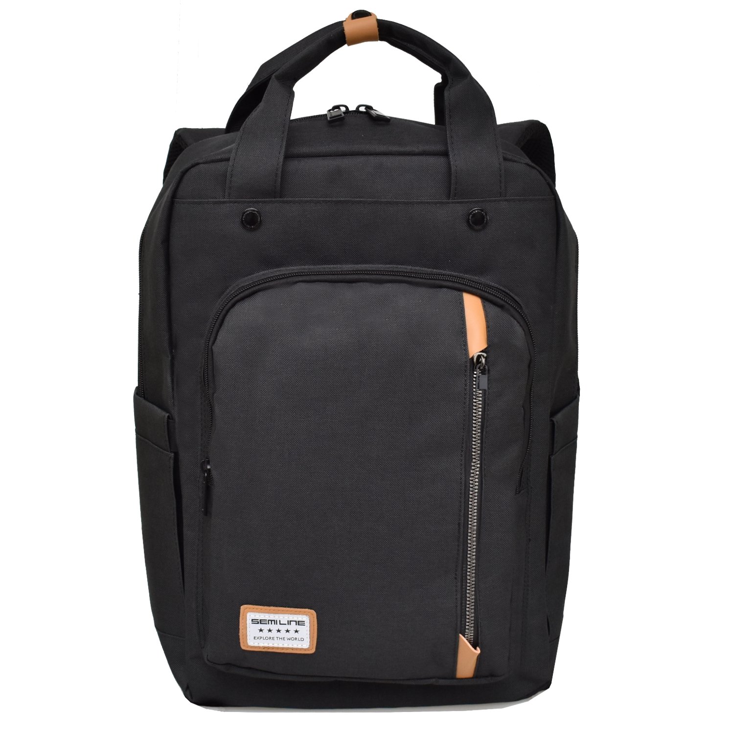 Nahrbtnik Semiline Semiline_Laptop_Backpack_L2005-8_Black