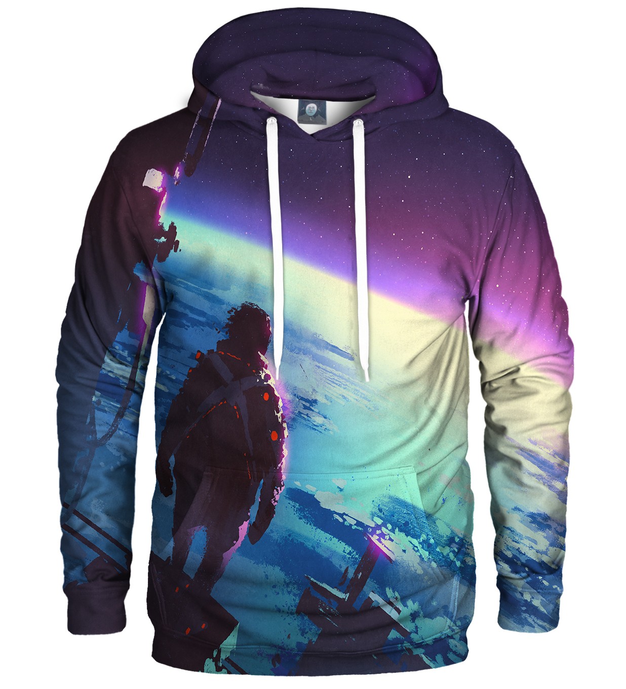 Levně Aloha From Deer Unisex's Above The World Hoodie H-K AFD204