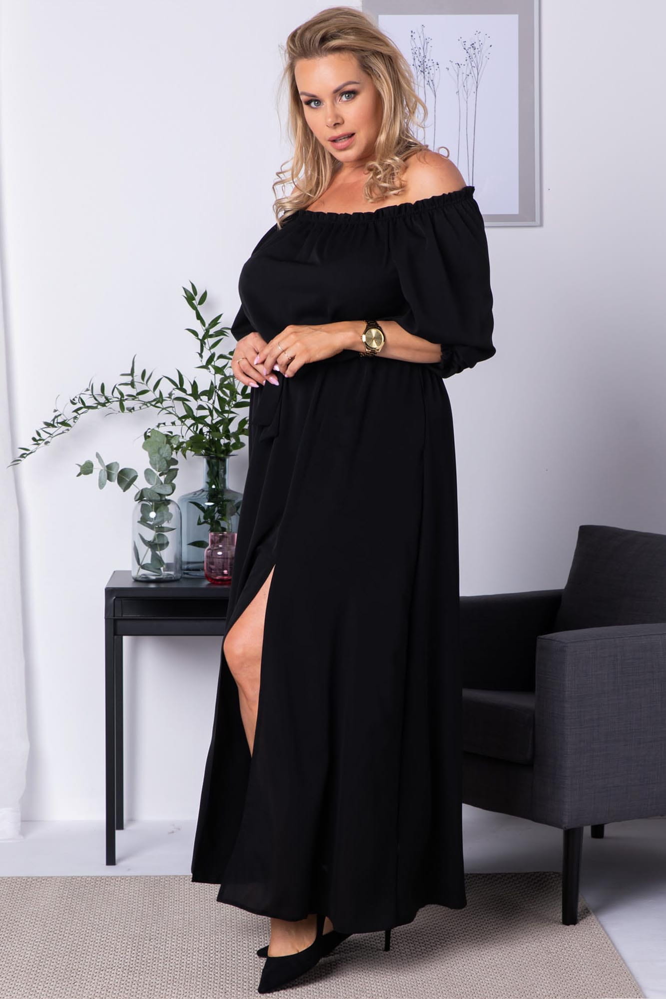 Dámske šaty Karko Plus Size