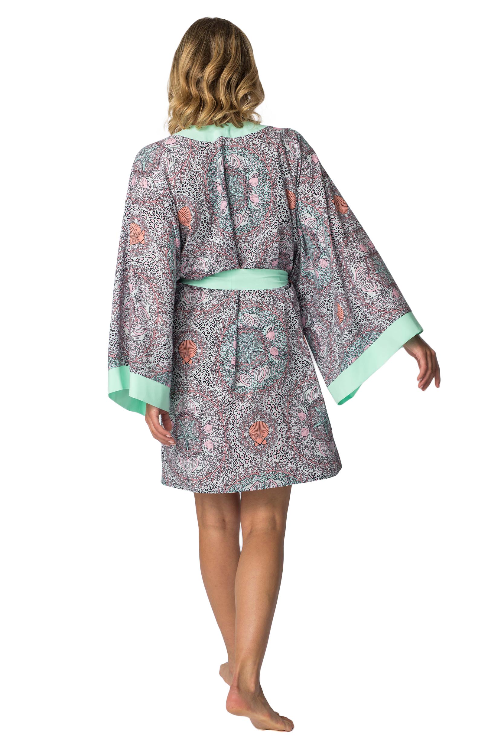 LaLupa Woman&#039;s Cover Up Kimono LA107