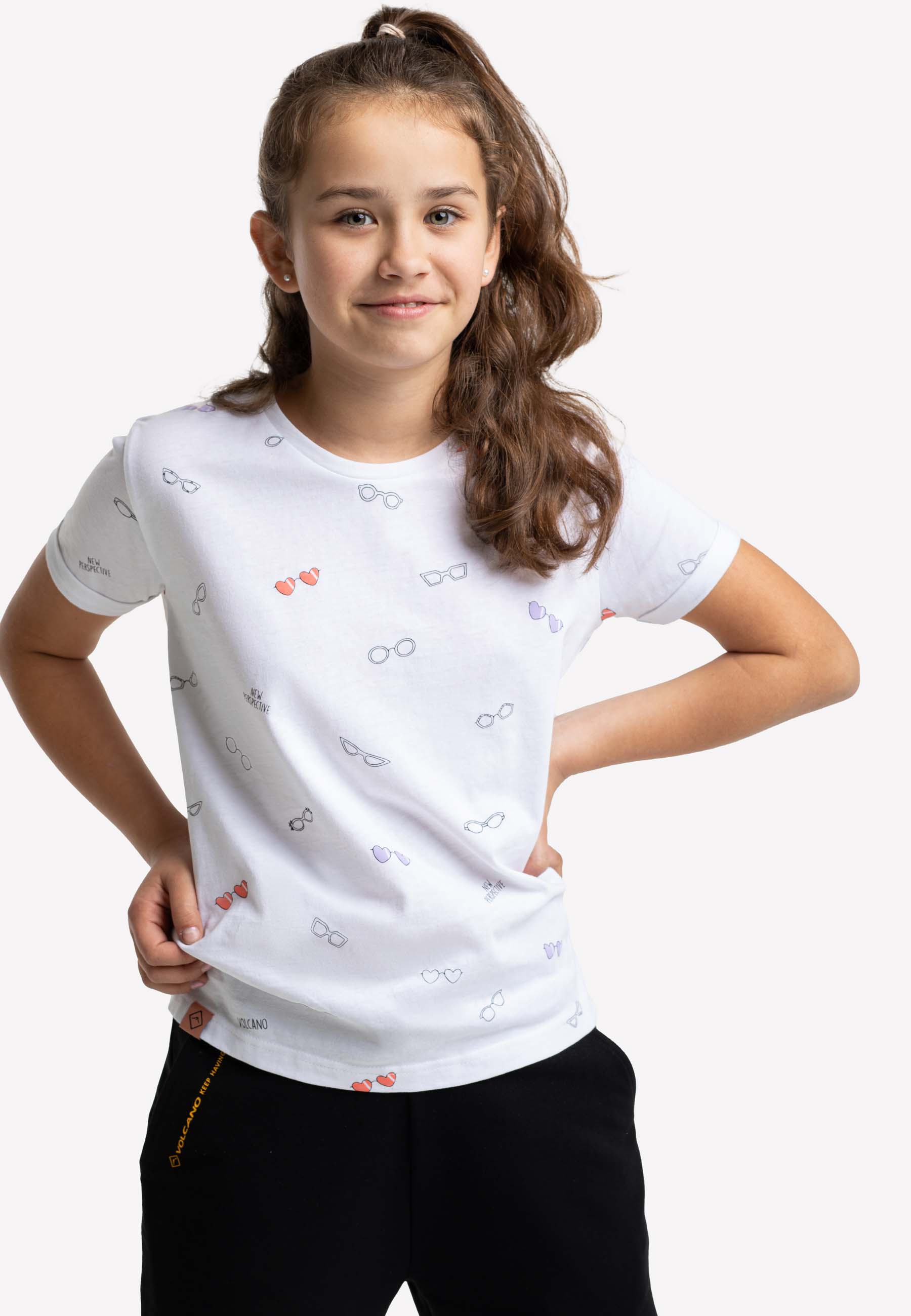 Levně Volcano Kids's Regular T-Shirt T-Look Junior G02475-S22