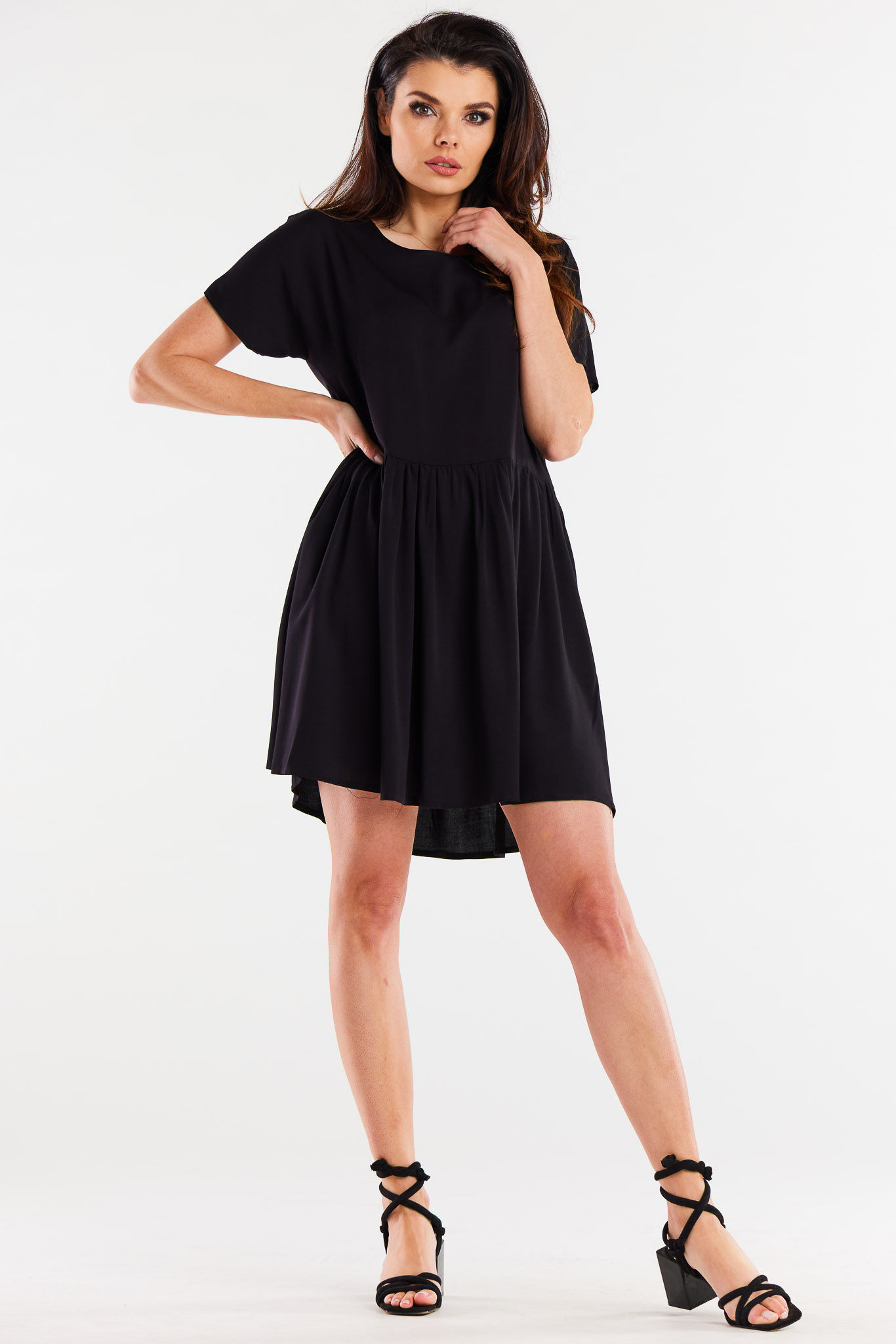 Awama Woman's Dress A517 Black