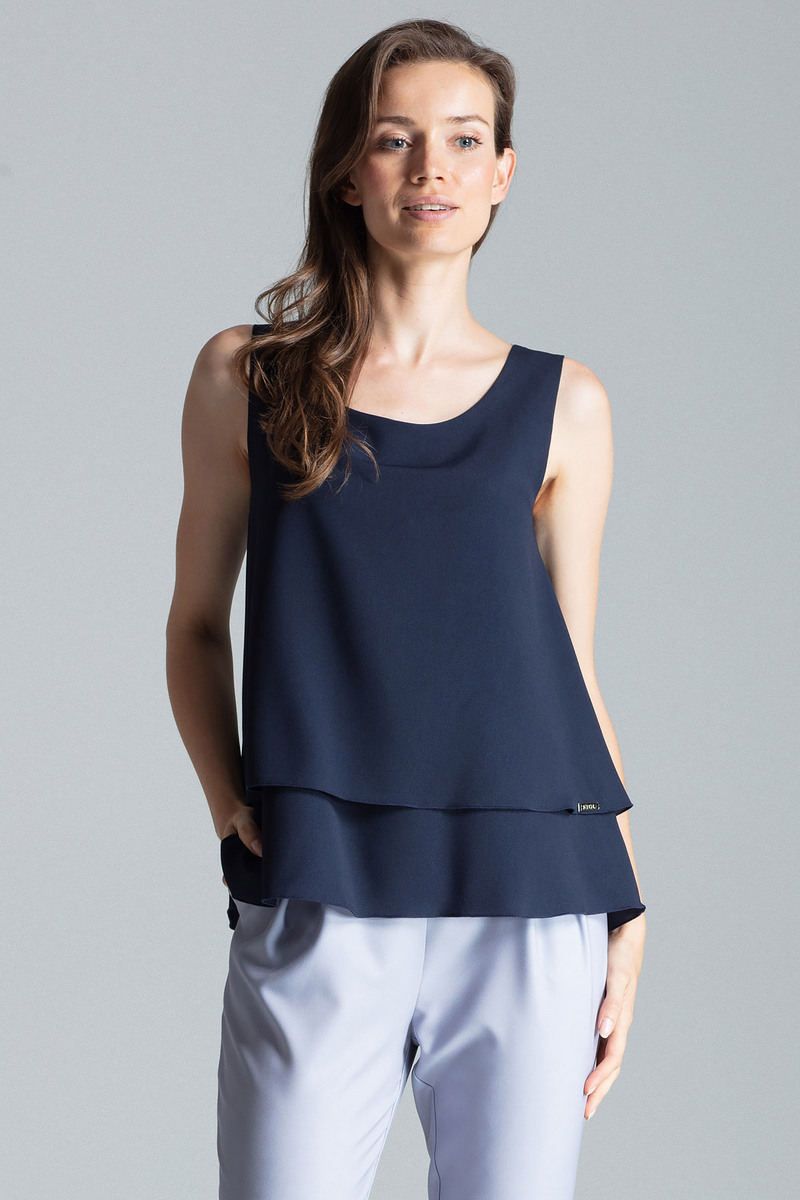 Figl Femeii Bluza M679 Navy